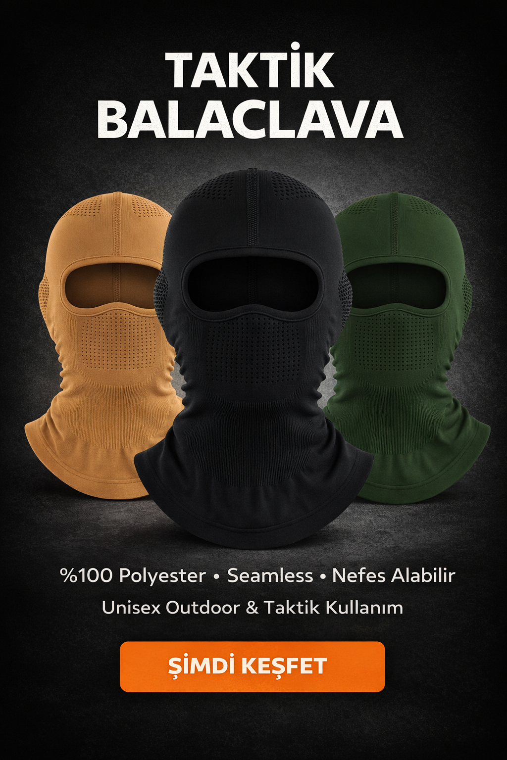 Unisex Seamless Balaklava
