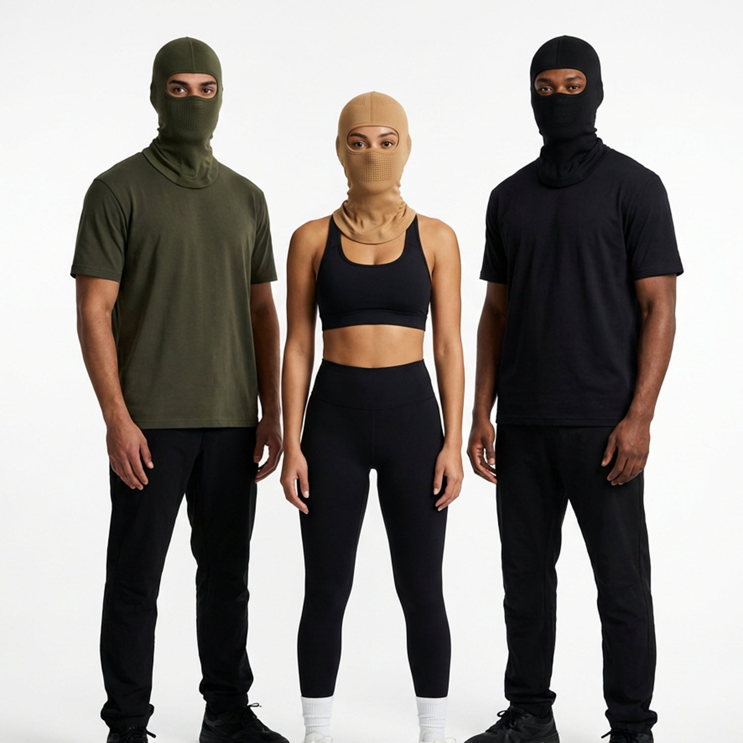Headwear Premium Cool Touch Black Balaclava