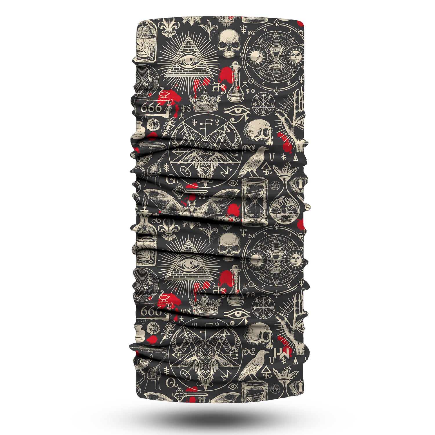 Mystical Occult Pattern Multi-Purpose Neck Gaiter | Unisex Neck Gaiter Headwear