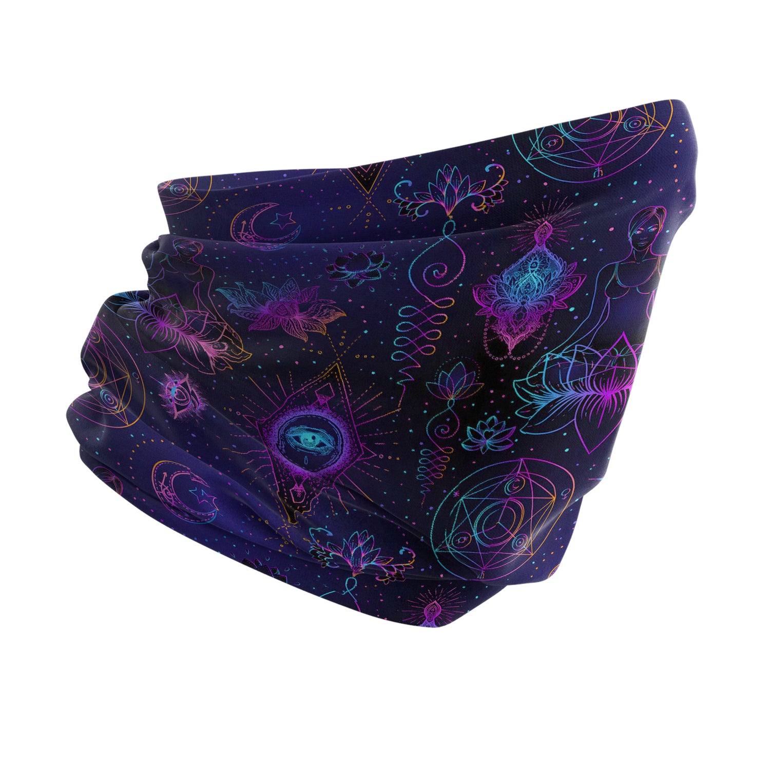 Cosmic Zen Pattern Multi-purpose Neck Gaiter | Unisex Neck Gaiter Headwear