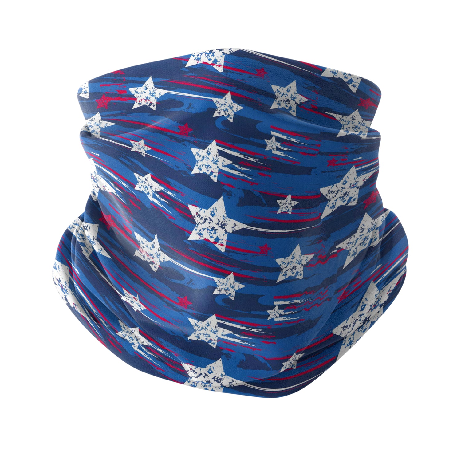 Falling Stars Pattern Multi-Purpose Neck Gaiter | Unisex Neck Gaiter Headwear