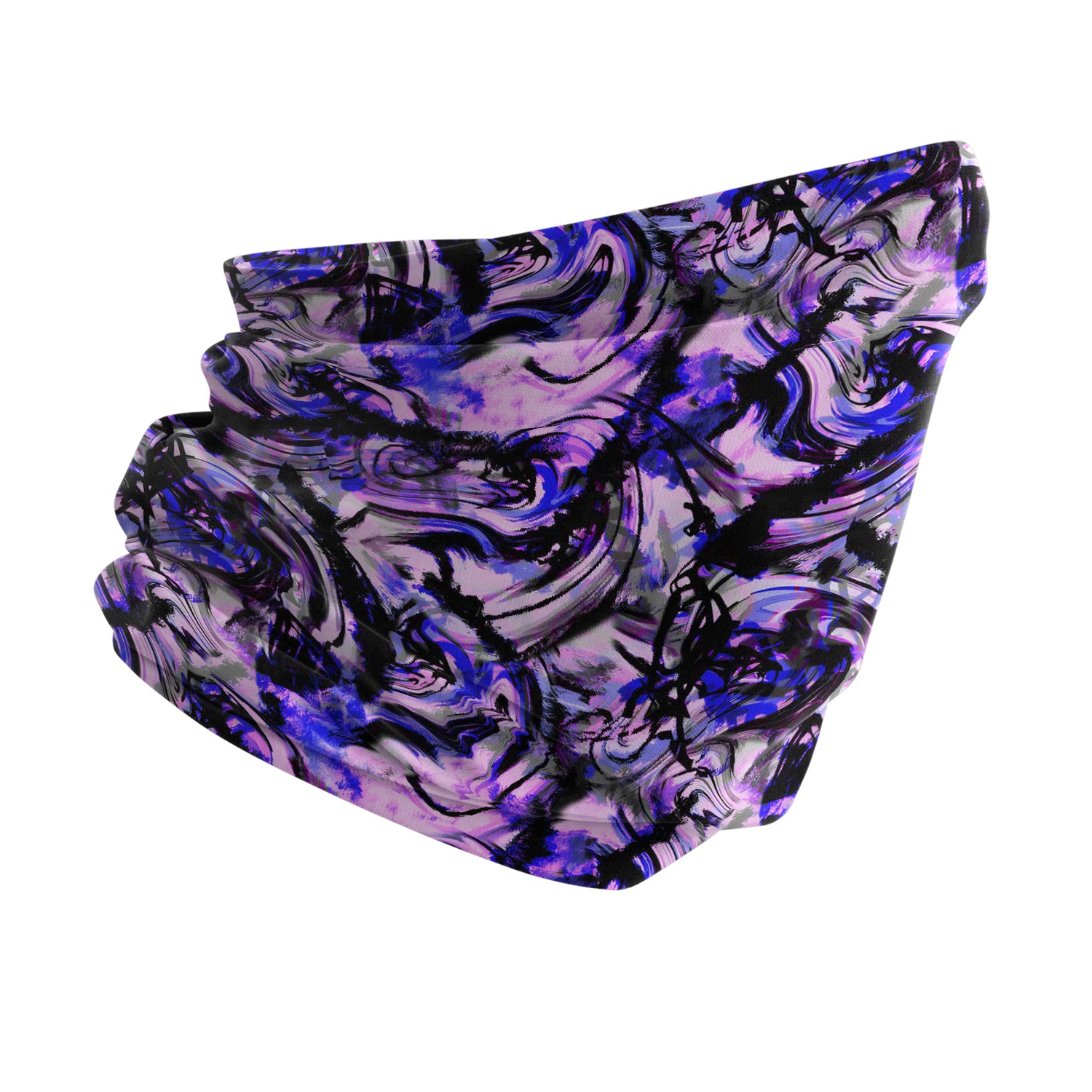 Purple Nebula Neck Gaiter Unisex Neck Warmer Headwear Outdoor Sports