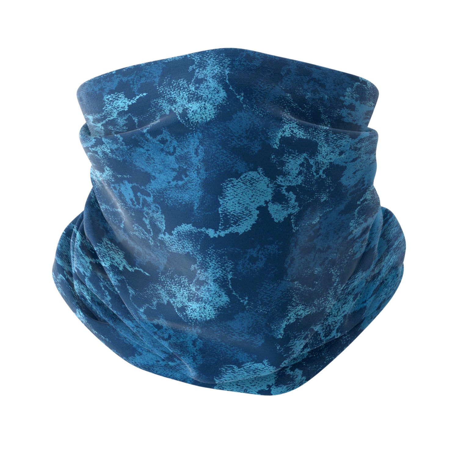 Blue Storm Camouflage Neck Gaiter Unisex Neck Warmer Headwear Outdoor Sports