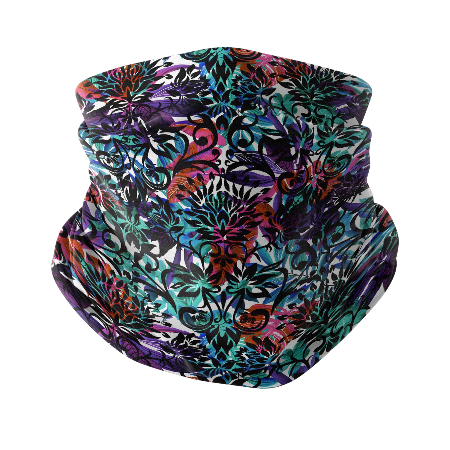 Midnight Tropical Neck Warmer Unisex Neck Gaiter Headwear Outdoor Sports