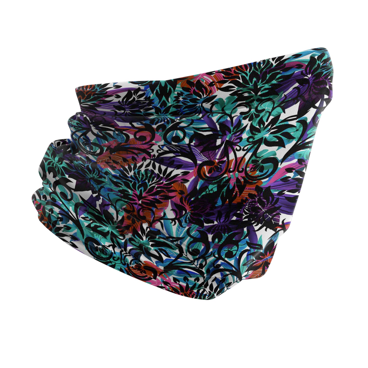 Midnight Tropical Neck Warmer Unisex Neck Gaiter Headwear Outdoor Sports