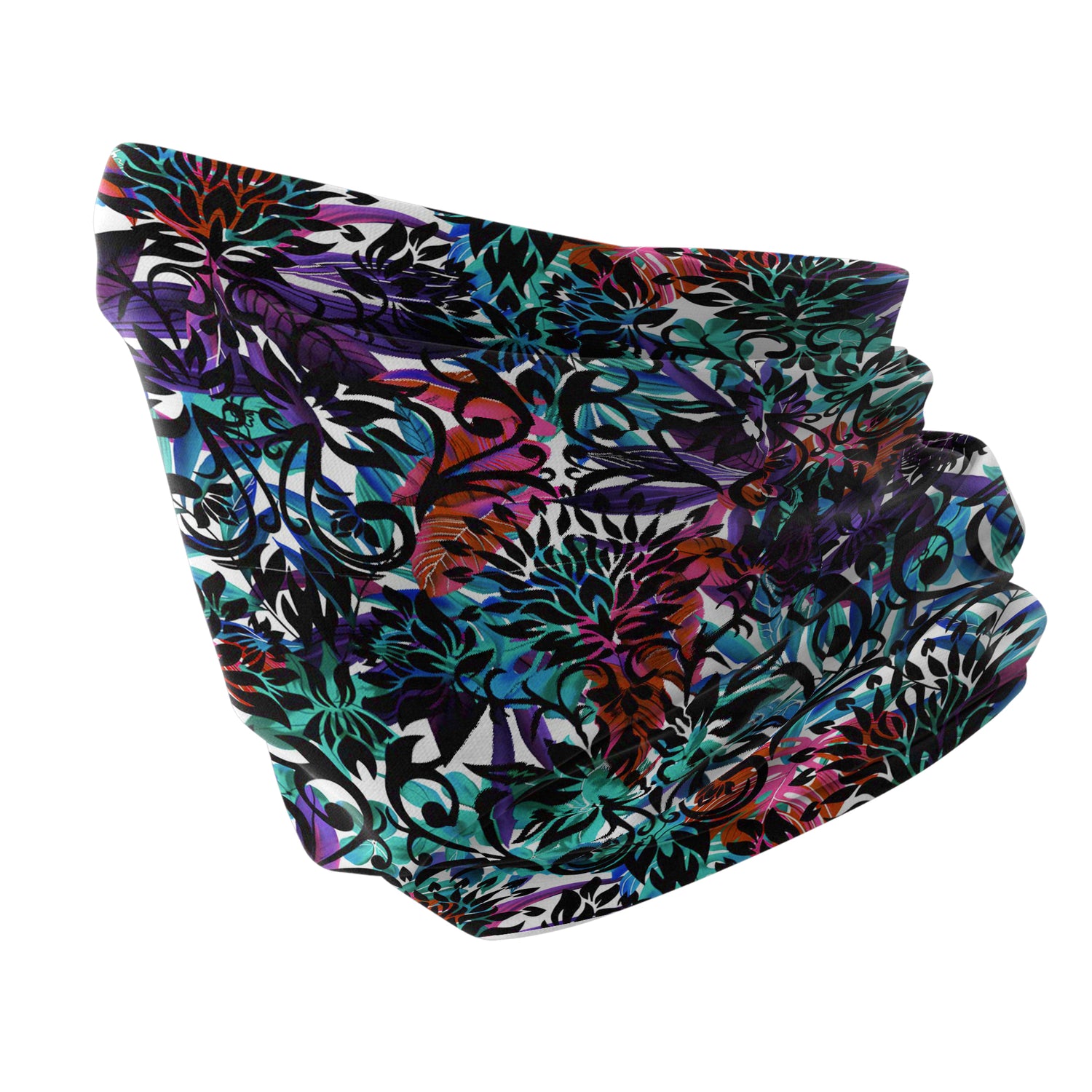 Midnight Tropical Neck Warmer Unisex Neck Gaiter Headwear Outdoor Sports