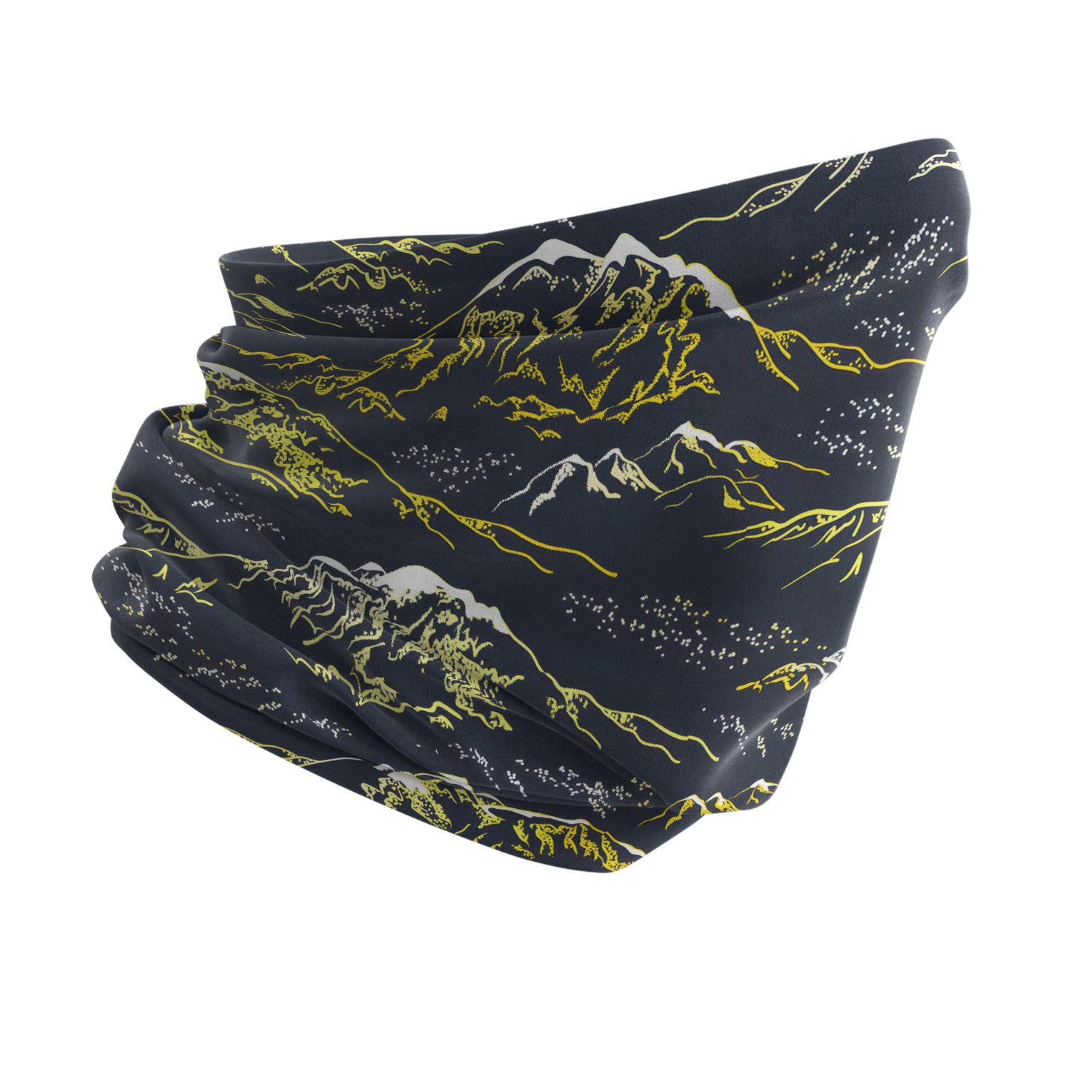 Gold Peak Mountains Neck Gaiter Unisex Neck Gaiter Headwear Outdoor Sports