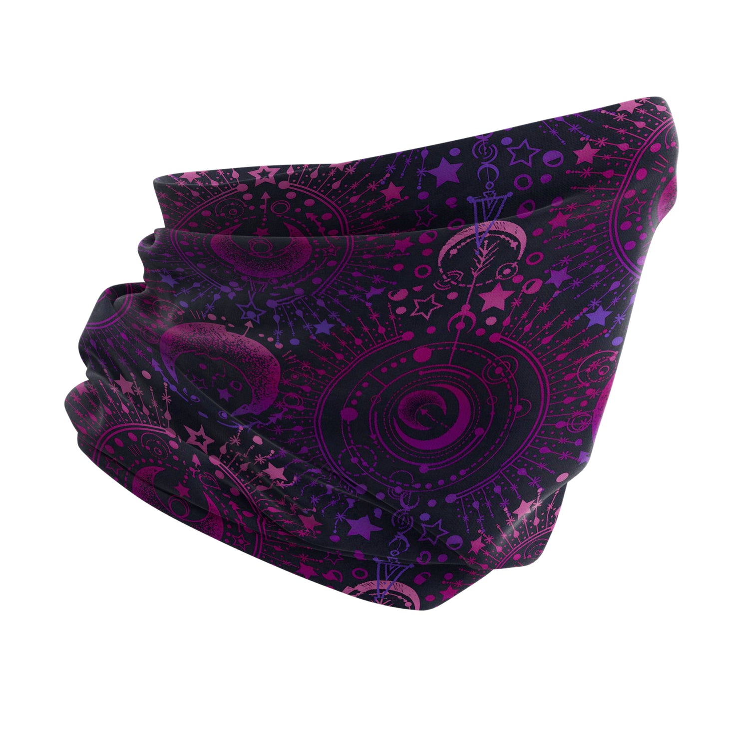 Ay Işığı Mistik Boyunluk Unisex Neck Gaiter Headwear Outdoor Spor