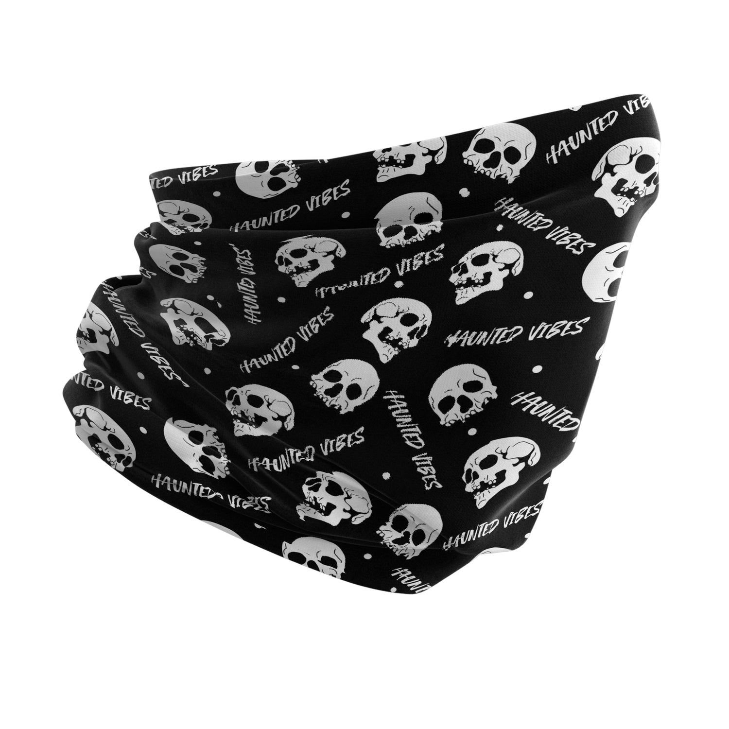 Black Cursed Skull Echo Neck Gaiter Unisex Neck Gaiter Headwear Outdoor Sports