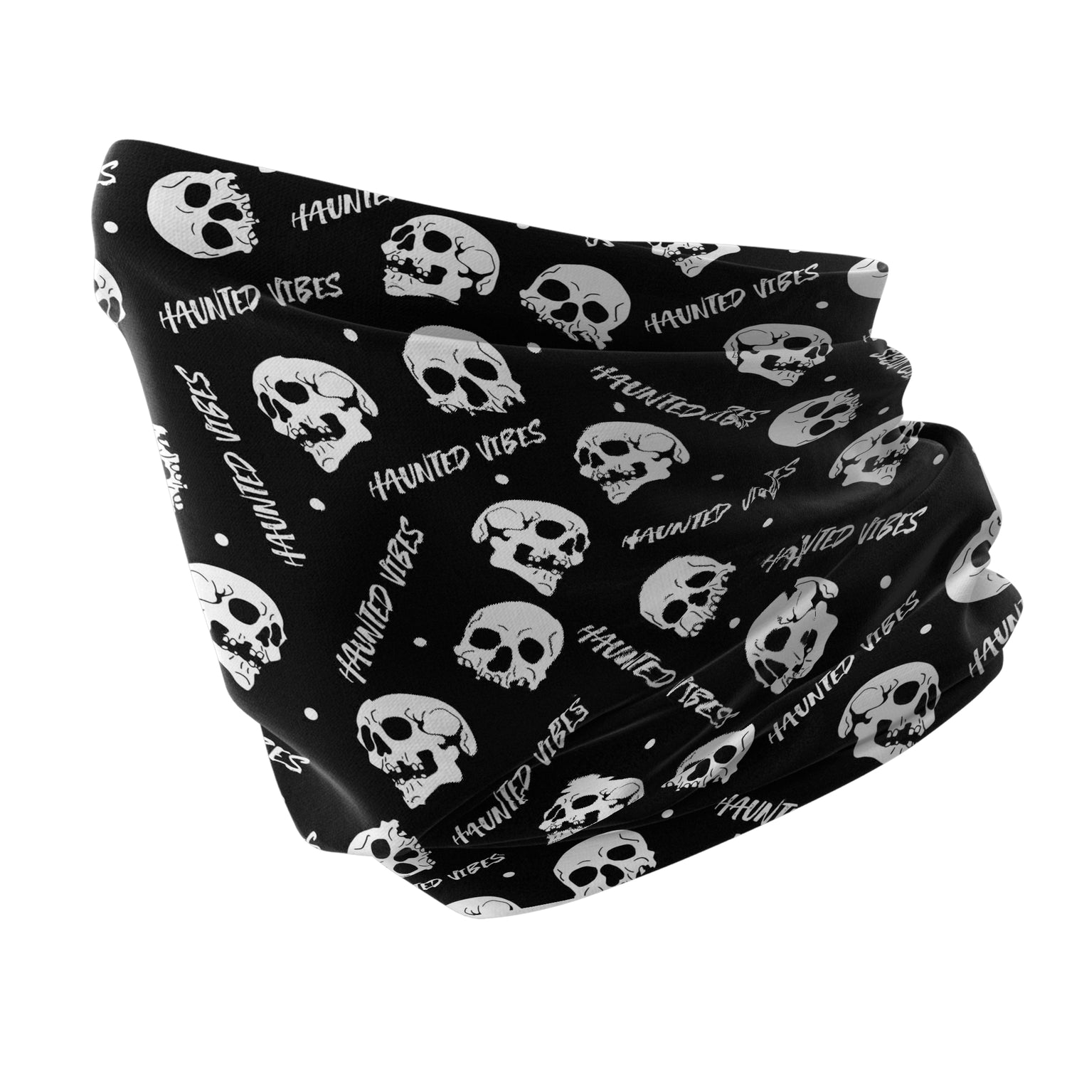 Black Cursed Skull Echo Neck Gaiter Unisex Neck Gaiter Headwear Outdoor Sports