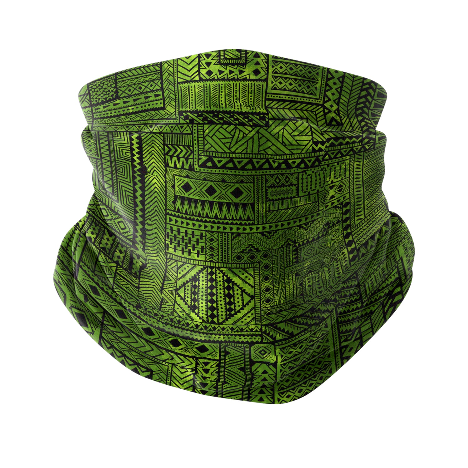 Green Neon Matrix Neck Gaiter Unisex Neck Gaiter Headwear Outdoor Sport