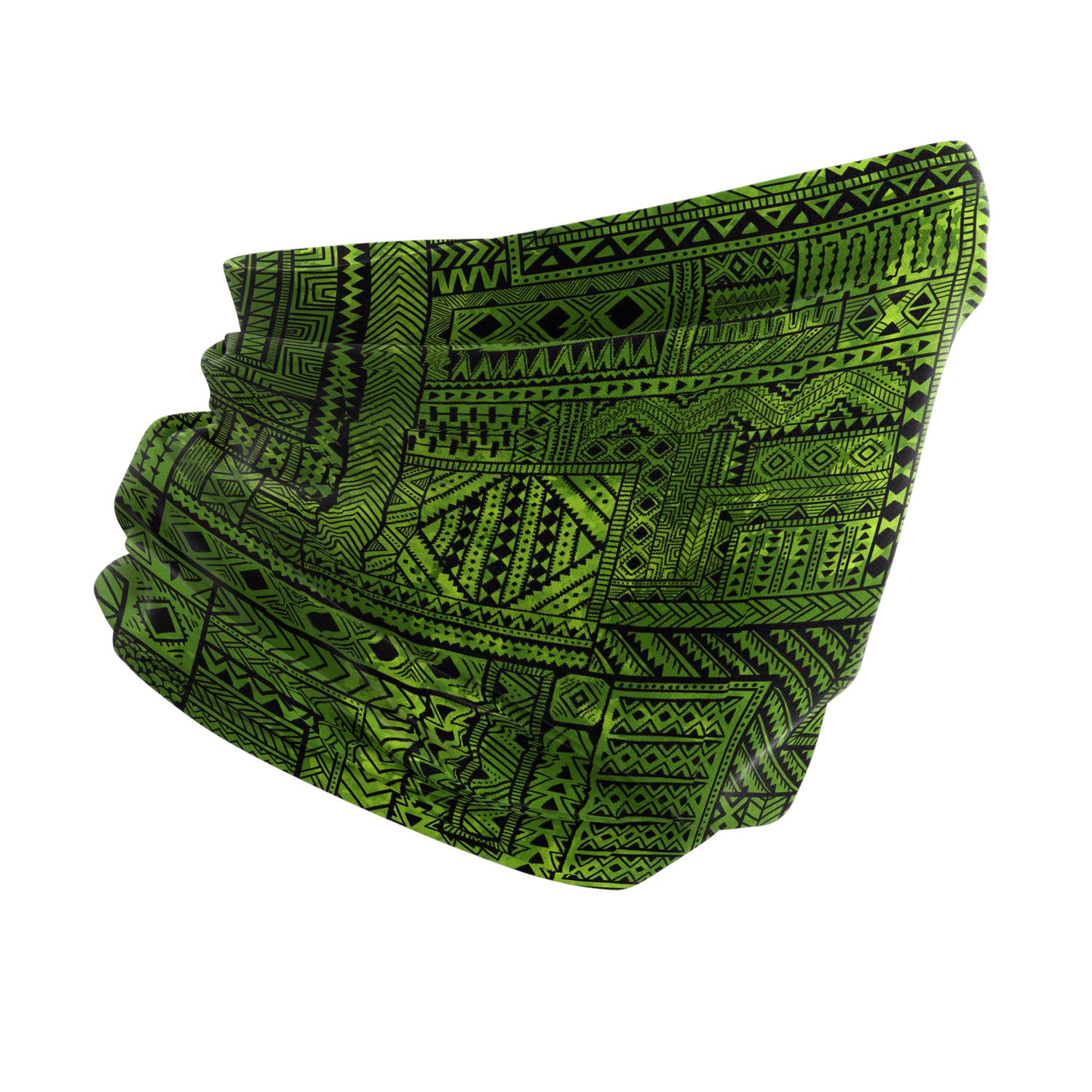 Green Neon Matrix Neck Gaiter Unisex Neck Gaiter Headwear Outdoor Sport