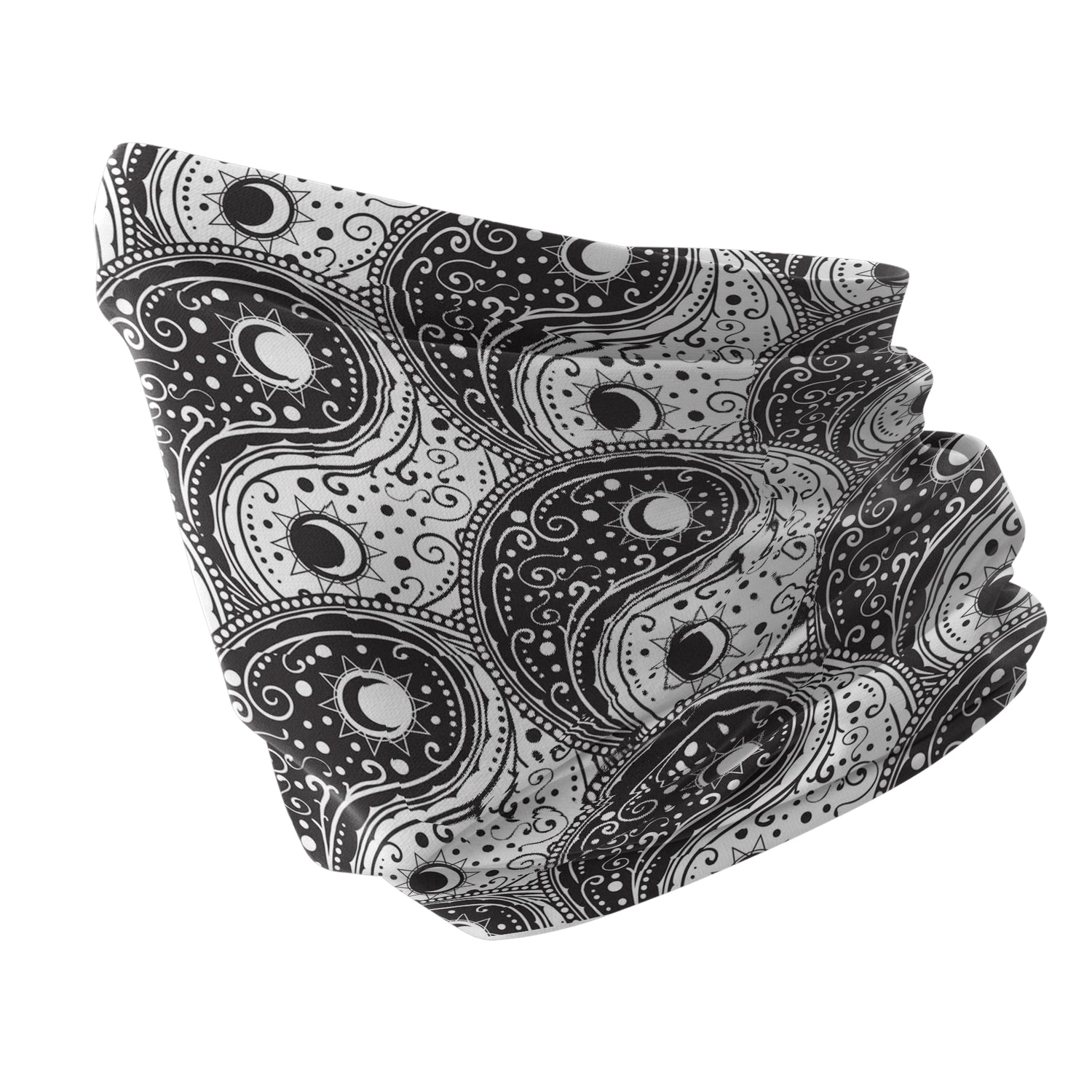 Zen Balance Yin Yang Shawl Pattern Neck Gaiter Unisex Neck Gaiter Headwear Outdoor Sports