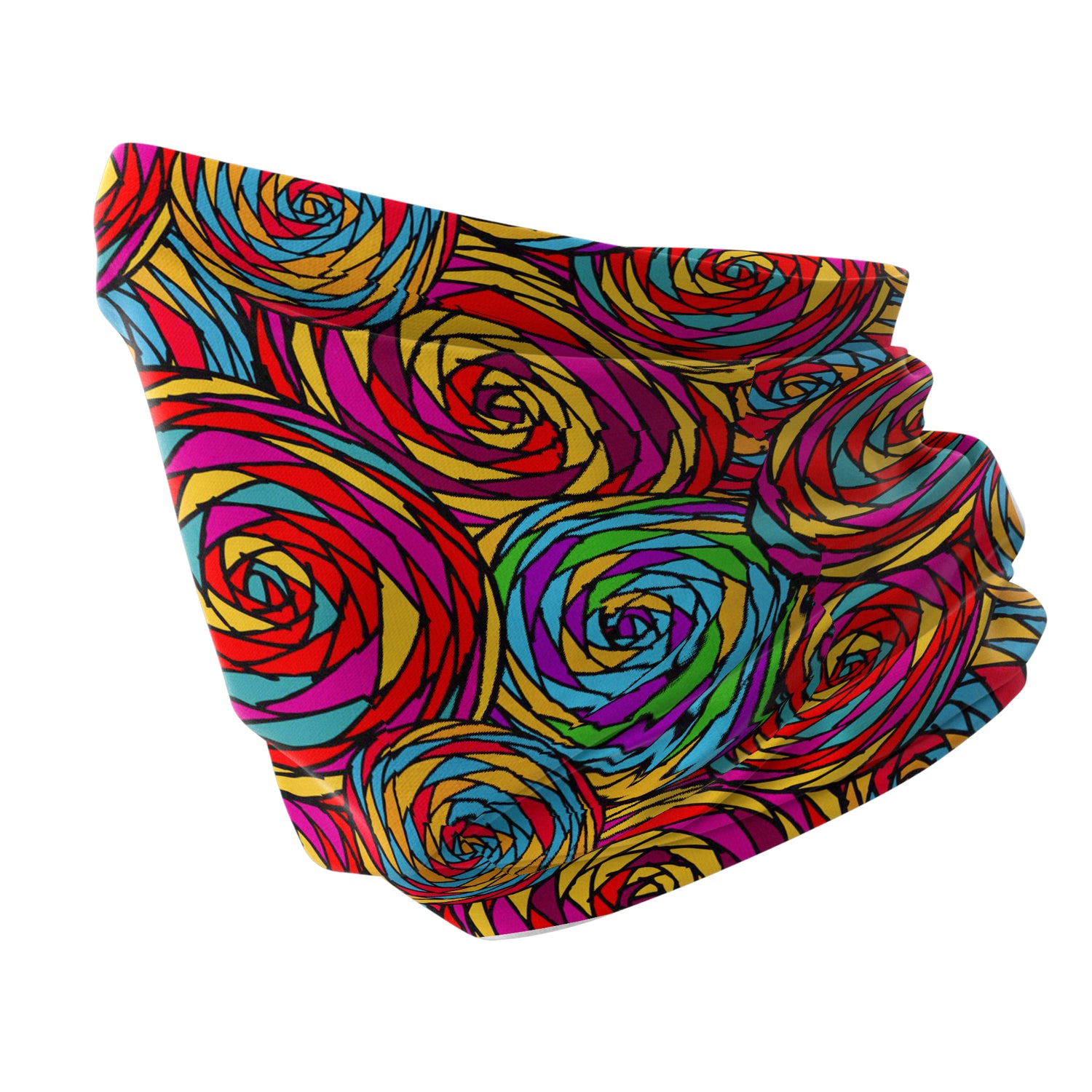 Rainbow Swirl Unisex Neck Gaiter Headwear Outdoor Sports