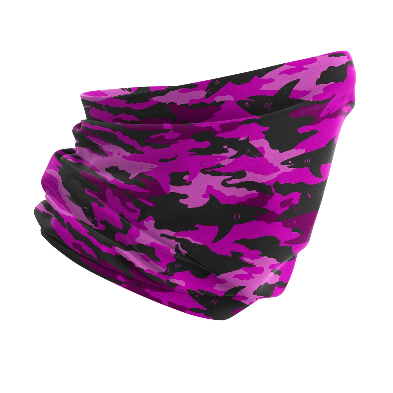 Pink Predator Camouflage Neck Gaiter Unisex Neck Gaiter Headwear Outdoor Sports