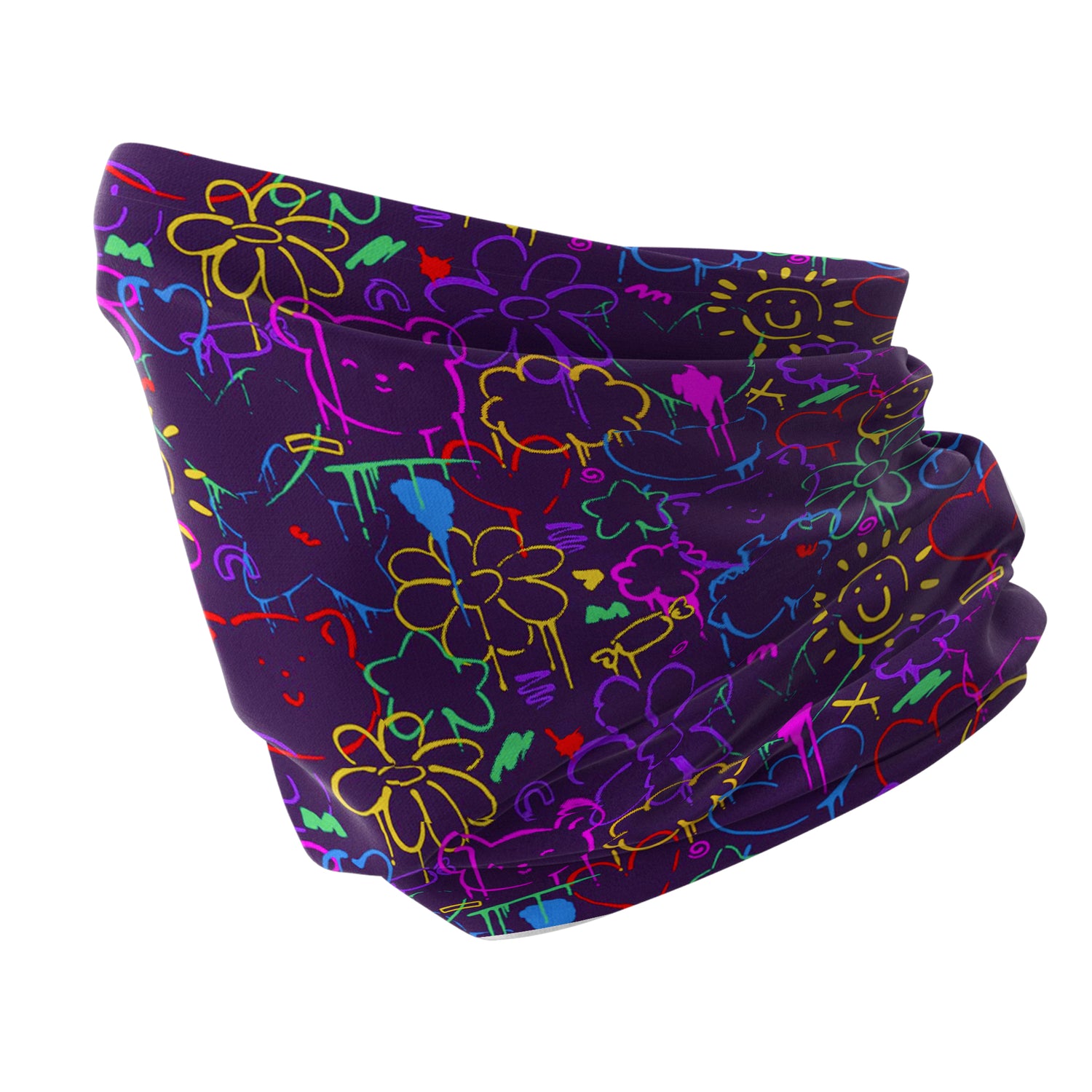 Neon Journey Neck Gaiter Unisex Neck Gaiter Headwear Outdoor Sports