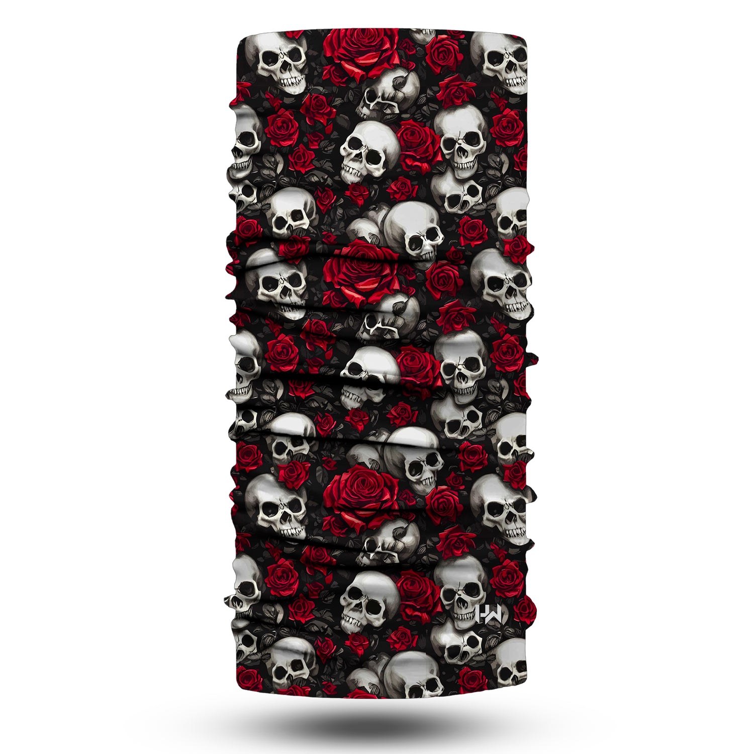 Red Lament Gothic Skull Romance Neck Gaiter Unisex Neck Gaiter Headwear Outdoor Sports