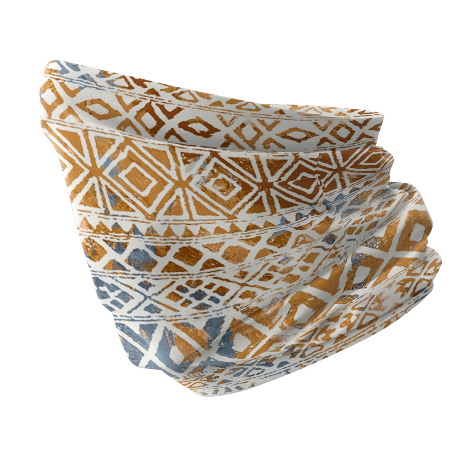 Blue Alpine Pattern Multipurpose Neck Gaiter | Unisex Outdoor Neck Gaiter Bandana