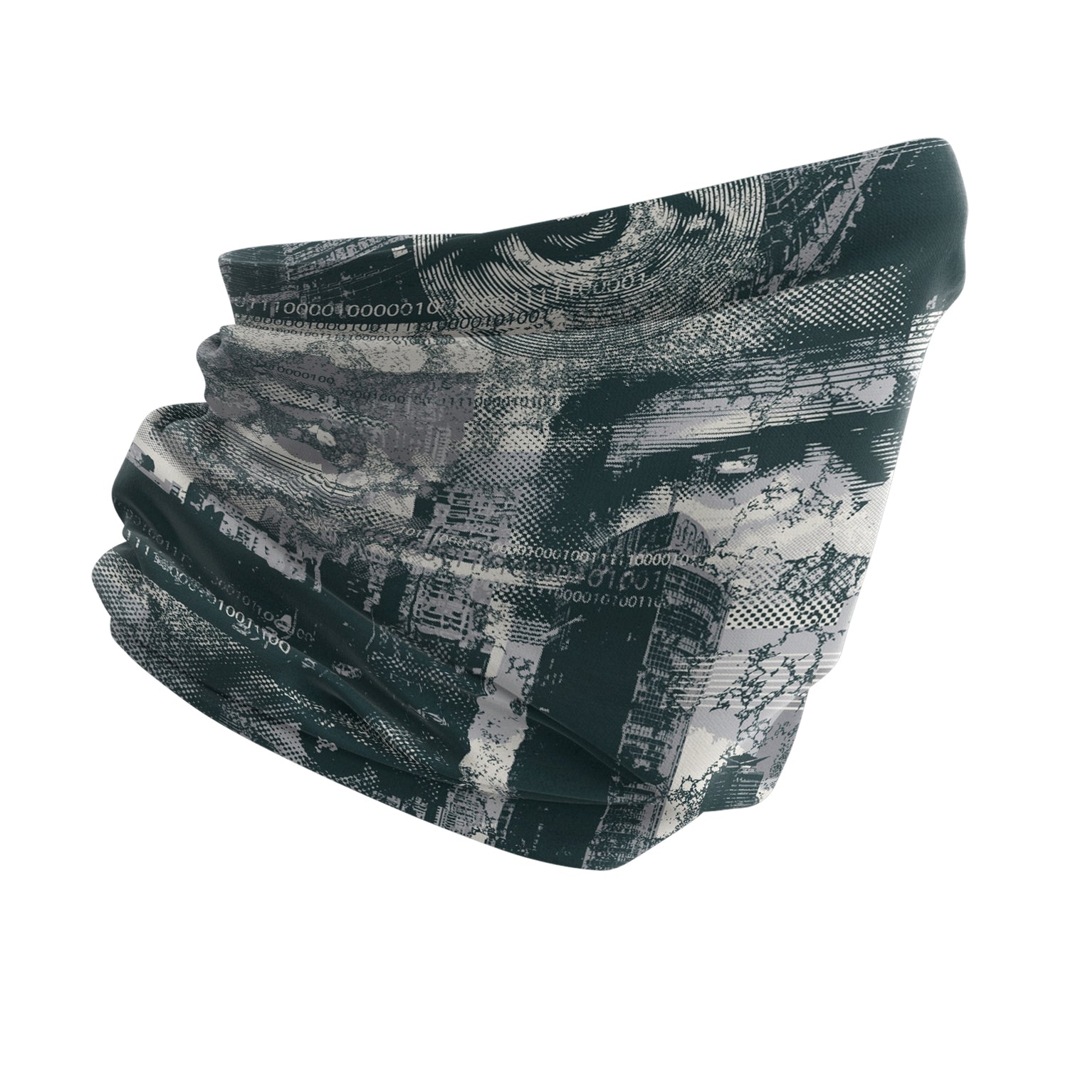 Blue Alpine Pattern Multipurpose Neck Gaiter | Unisex Outdoor Neck Gaiter Bandana