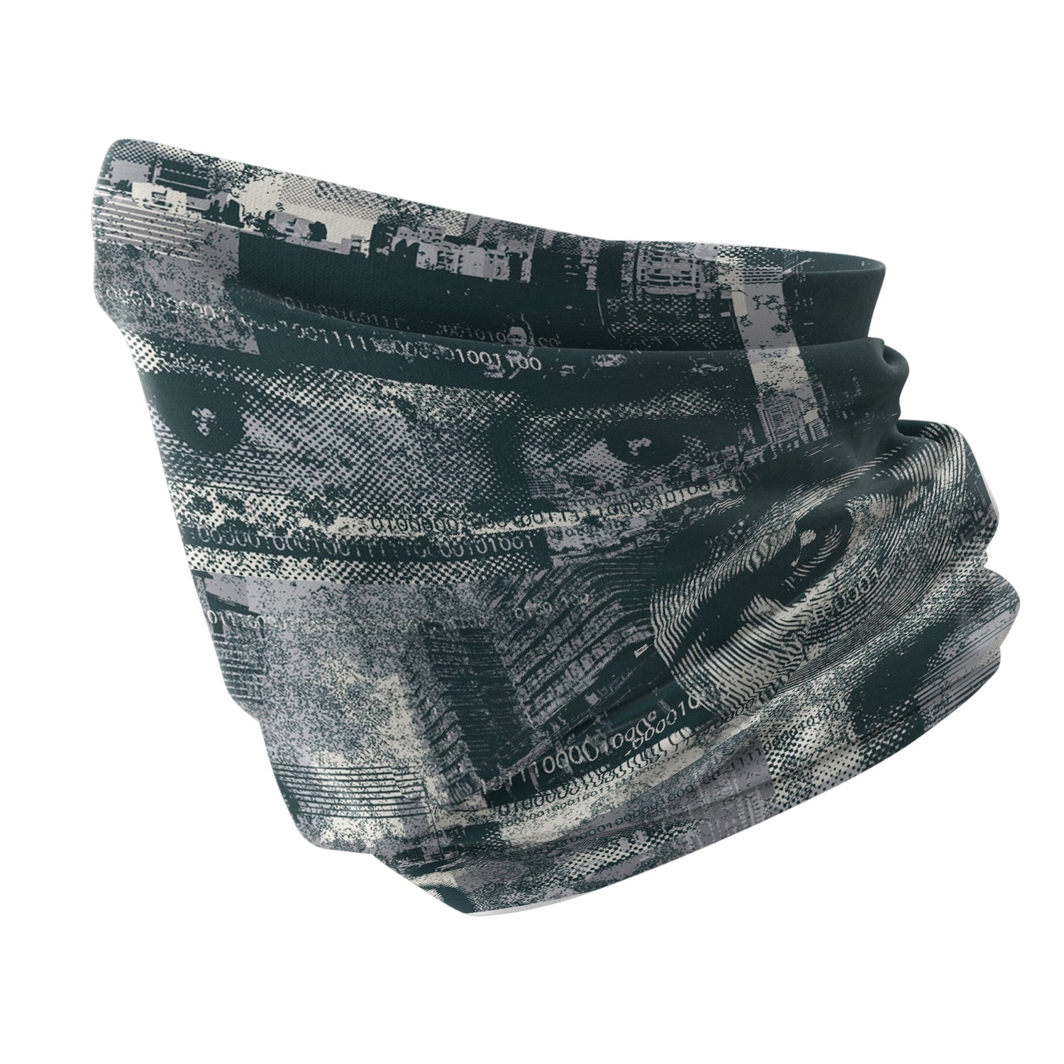 Blue Alpine Pattern Multipurpose Neck Gaiter | Unisex Outdoor Neck Gaiter Bandana