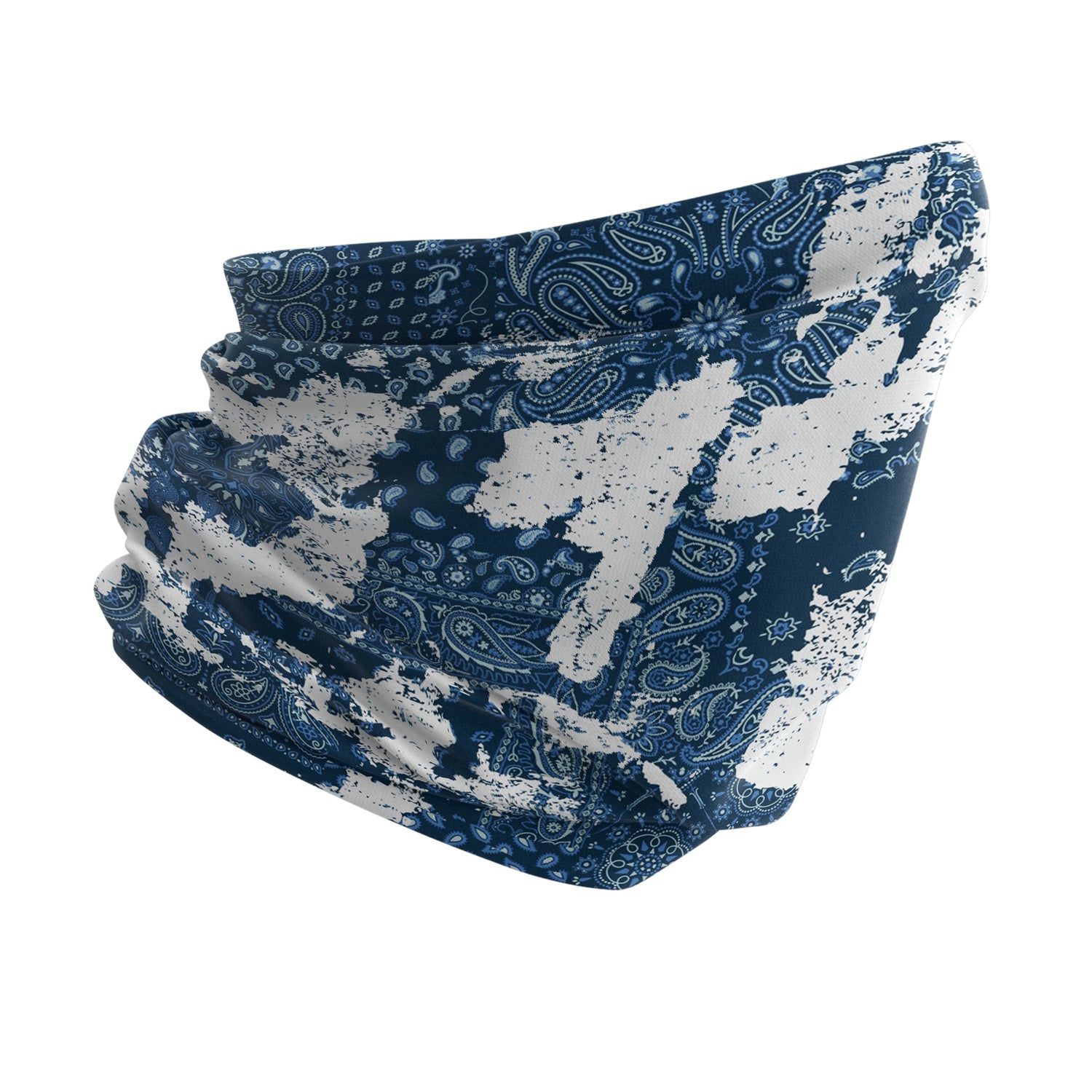 Blue Alpine Pattern Multipurpose Neck Gaiter | Unisex Outdoor Neck Gaiter Bandana