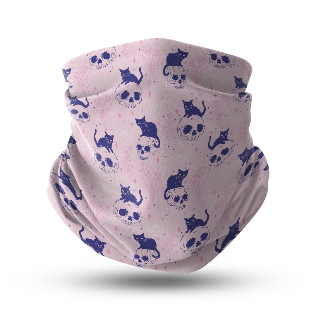 Blue Alpine Pattern Multipurpose Neck Gaiter | Unisex Outdoor Neck Gaiter Bandana