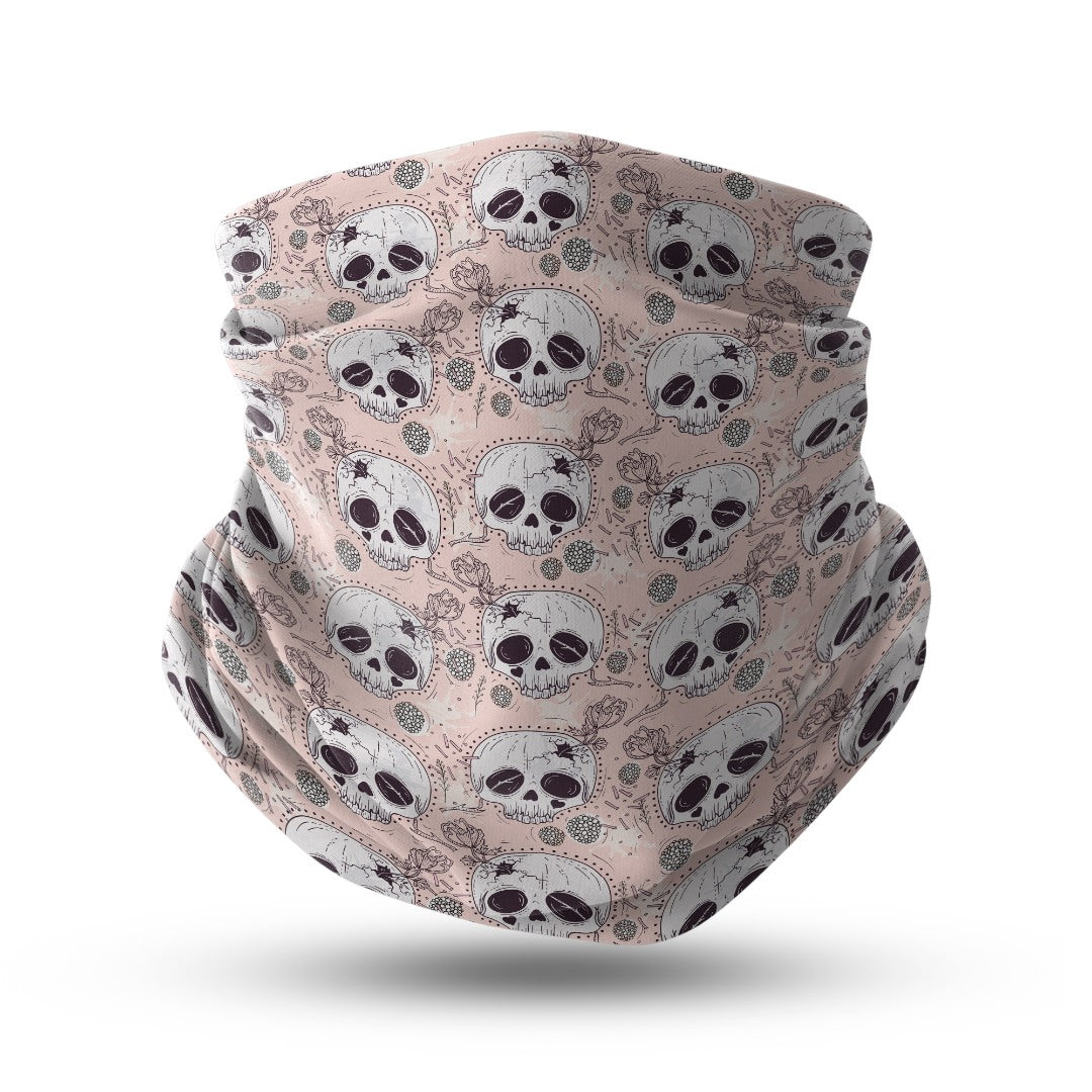 Blue Alpine Pattern Multipurpose Neck Gaiter | Unisex Outdoor Neck Gaiter Bandana