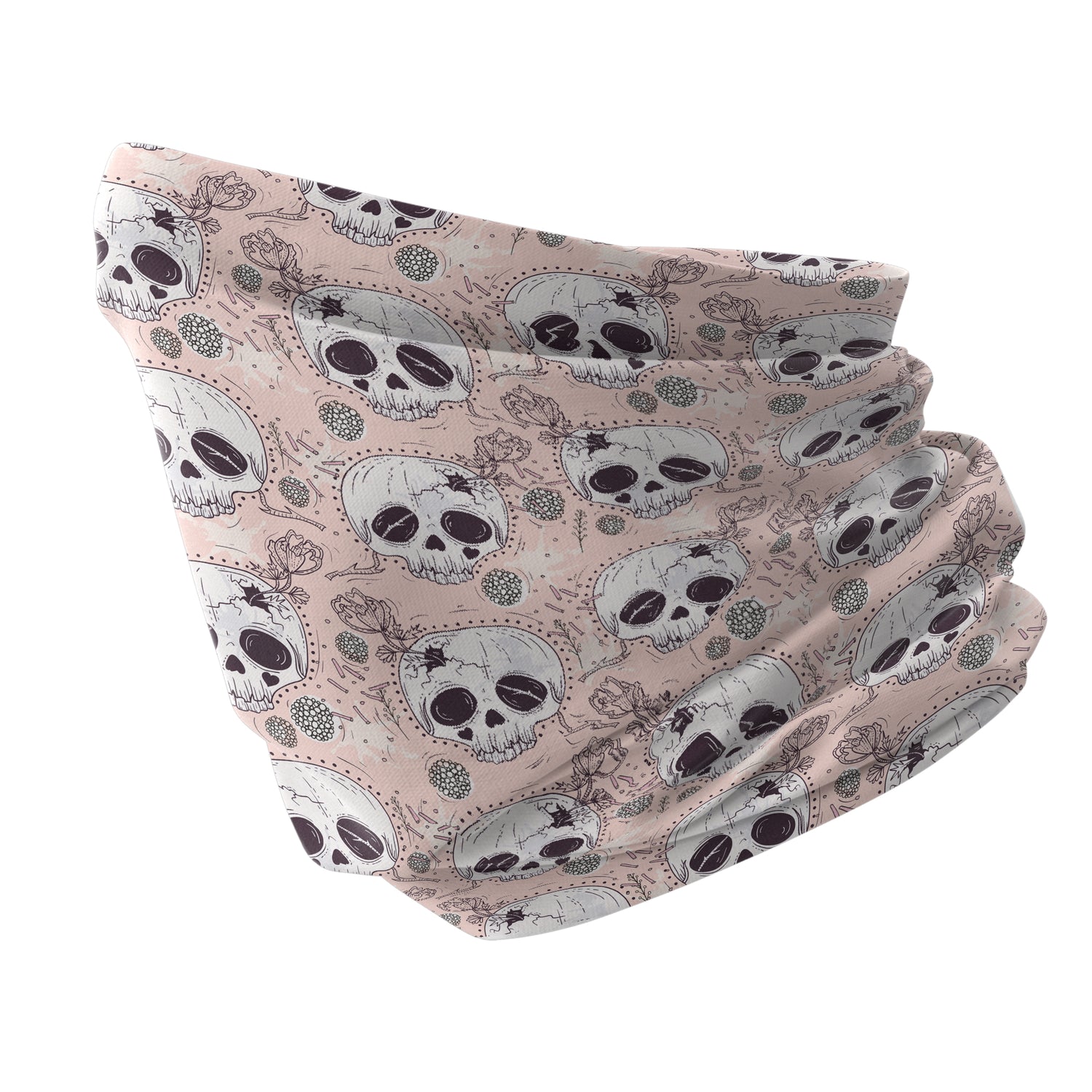 Blue Alpine Pattern Multipurpose Neck Gaiter | Unisex Outdoor Neck Gaiter Bandana