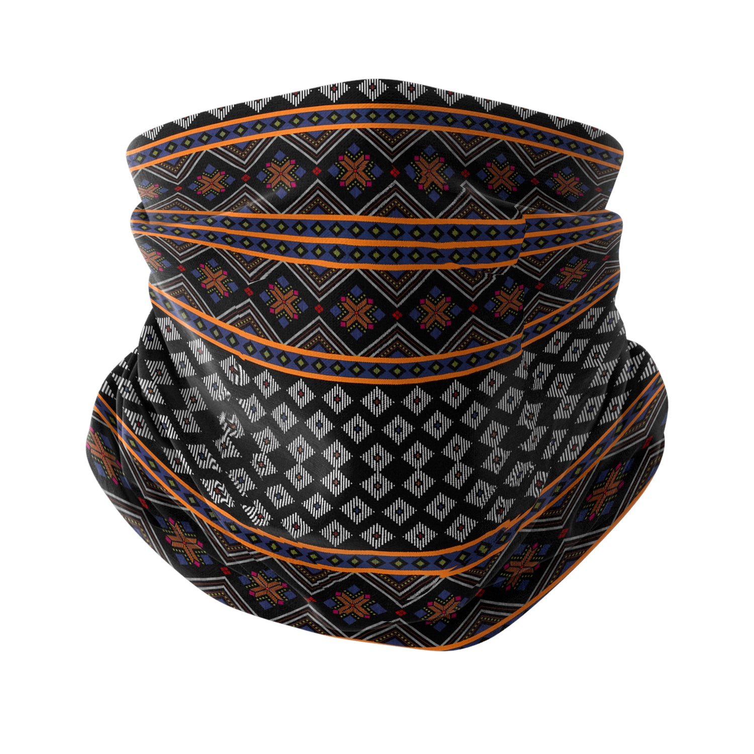 Tribal Freedom Soul Neck Gaiter – Ethnic Freedom Series Breathable Bandana Face Cover | Çok Amaçlı Boyunluk