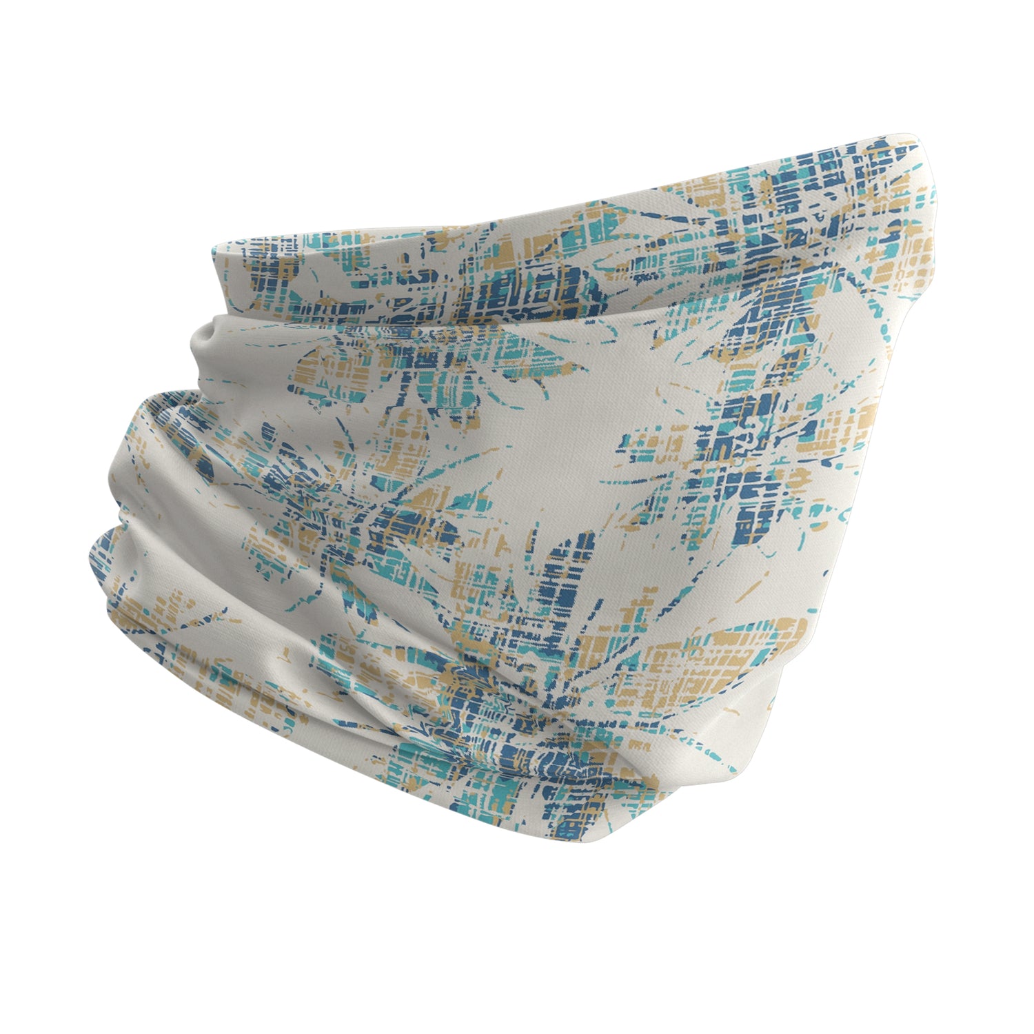 Blue Alpine Pattern Multipurpose Neck Gaiter | Unisex Outdoor Neck Gaiter Bandana