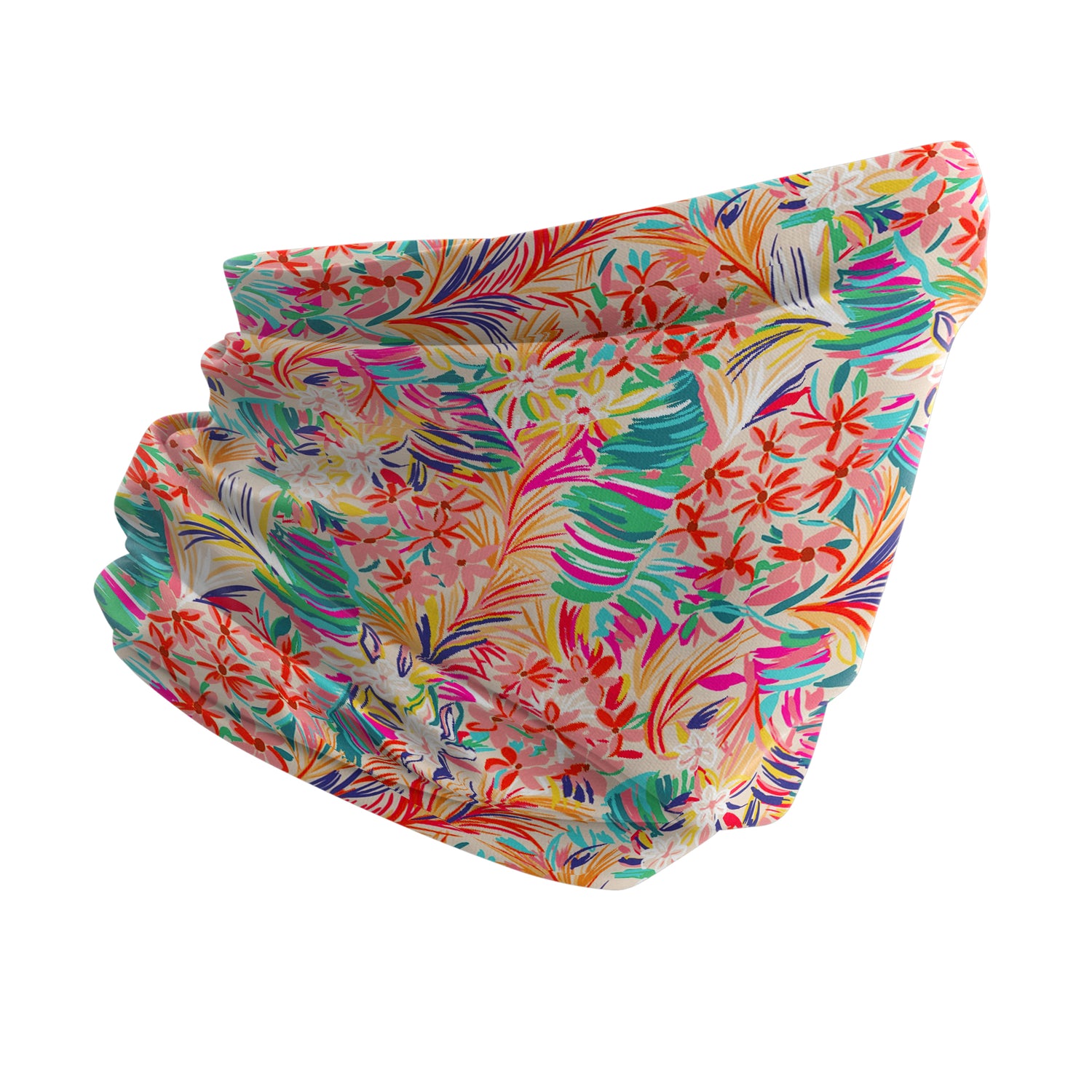 Blue Alpine Pattern Multipurpose Neck Gaiter | Unisex Outdoor Neck Gaiter Bandana
