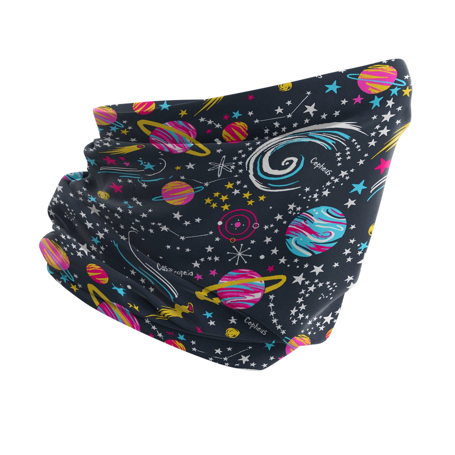 Blue Alpine Pattern Multipurpose Neck Gaiter | Unisex Outdoor Neck Gaiter Bandana