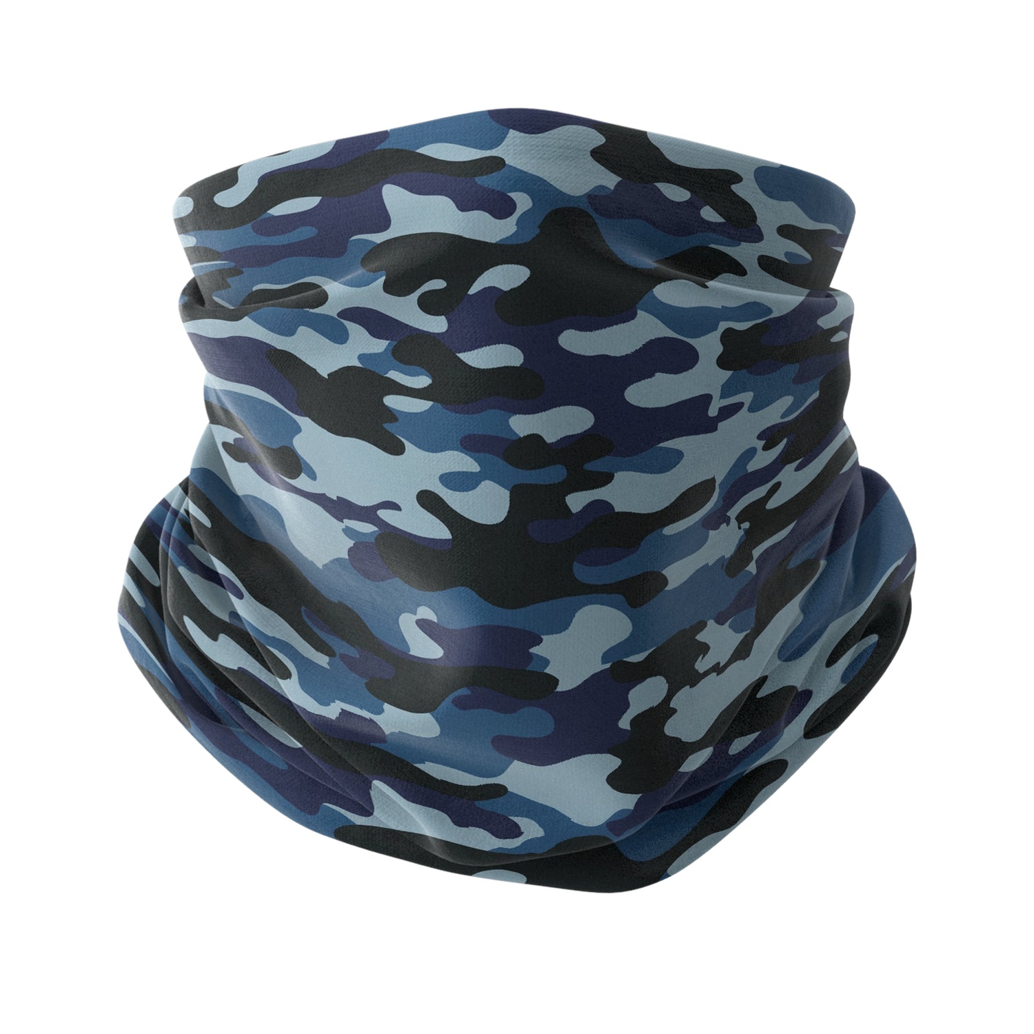 Blue Alpine Pattern Multipurpose Neck Gaiter | Unisex Outdoor Neck Gaiter Bandana