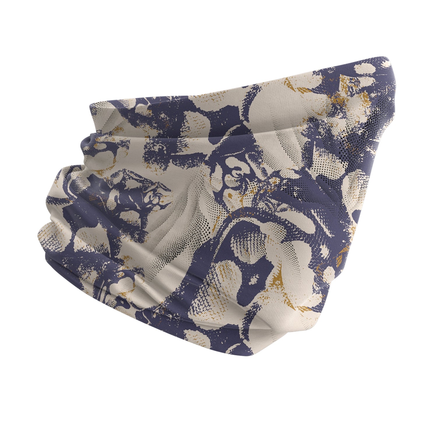 Blue Alpine Pattern Multipurpose Neck Gaiter | Unisex Outdoor Neck Gaiter Bandana