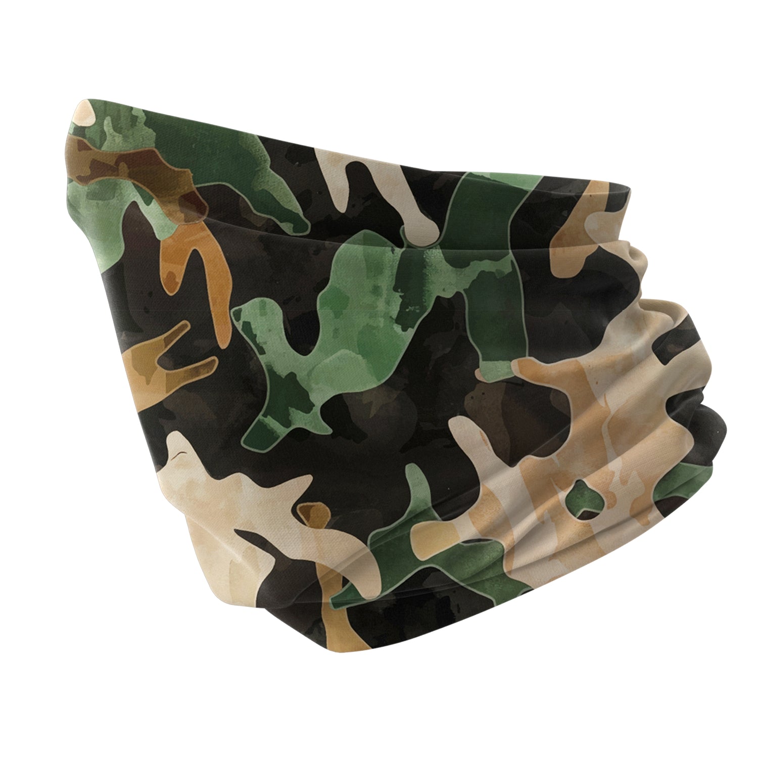 Blue Alpine Pattern Multipurpose Neck Gaiter | Unisex Outdoor Neck Gaiter Bandana