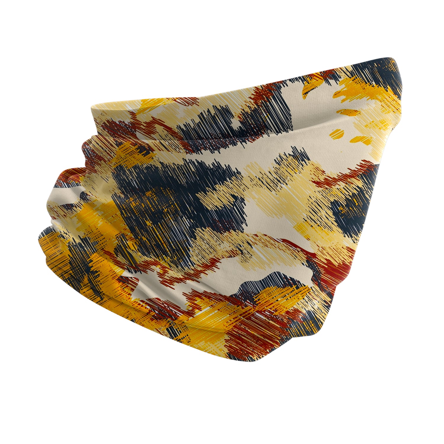 Blue Alpine Pattern Multipurpose Neck Gaiter | Unisex Outdoor Neck Gaiter Bandana