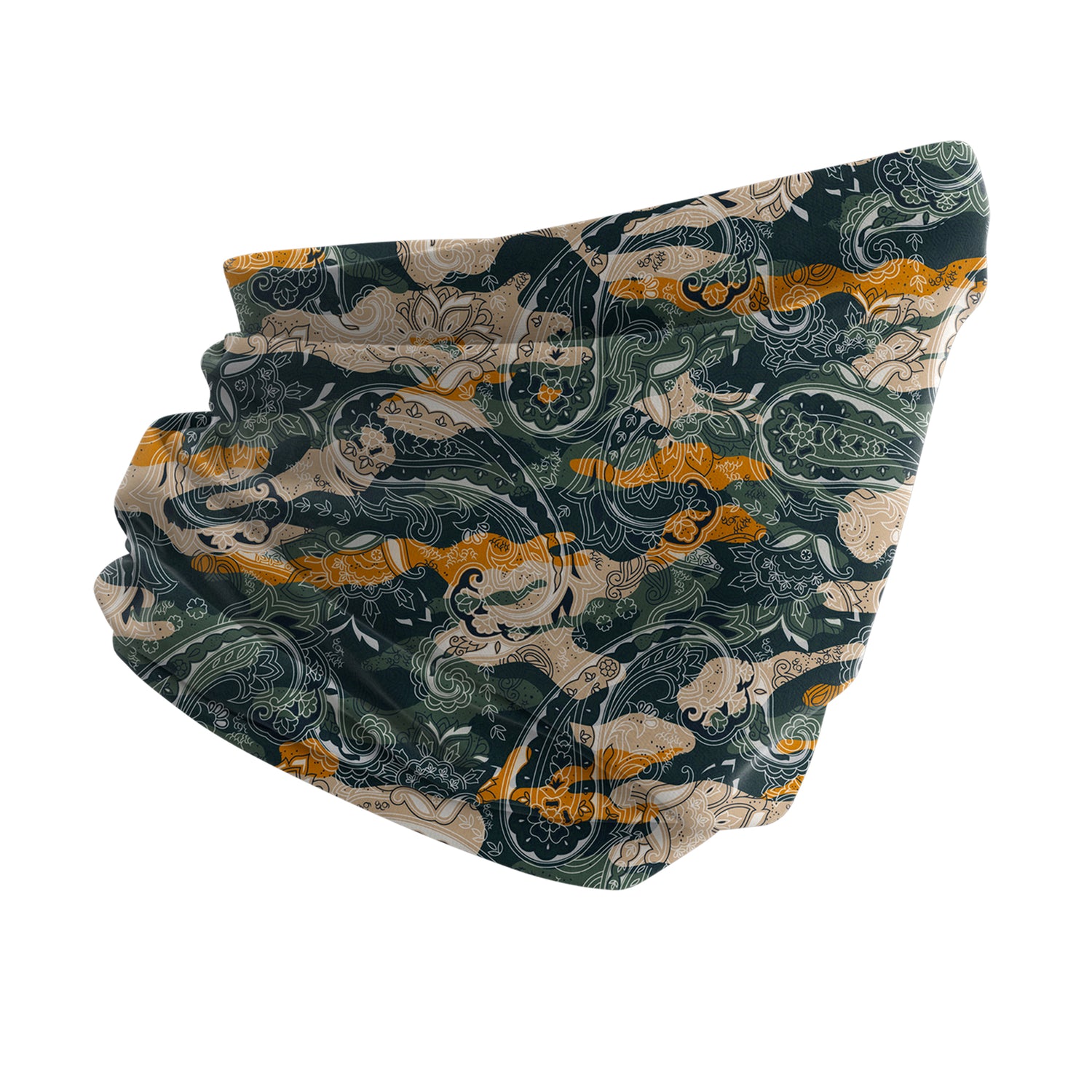 Blue Alpine Pattern Multipurpose Neck Gaiter | Unisex Outdoor Neck Gaiter Bandana