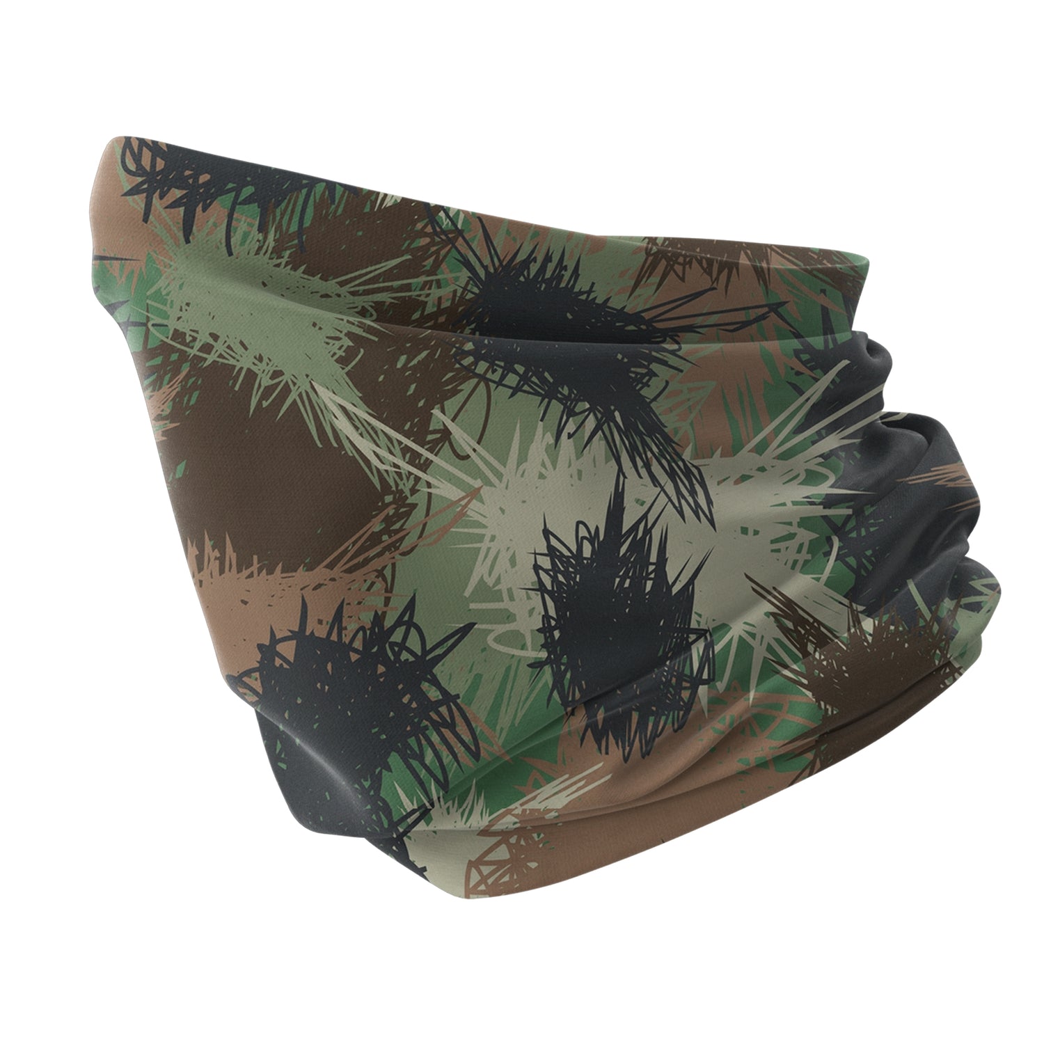 Blue Alpine Pattern Multipurpose Neck Gaiter | Unisex Outdoor Neck Gaiter Bandana