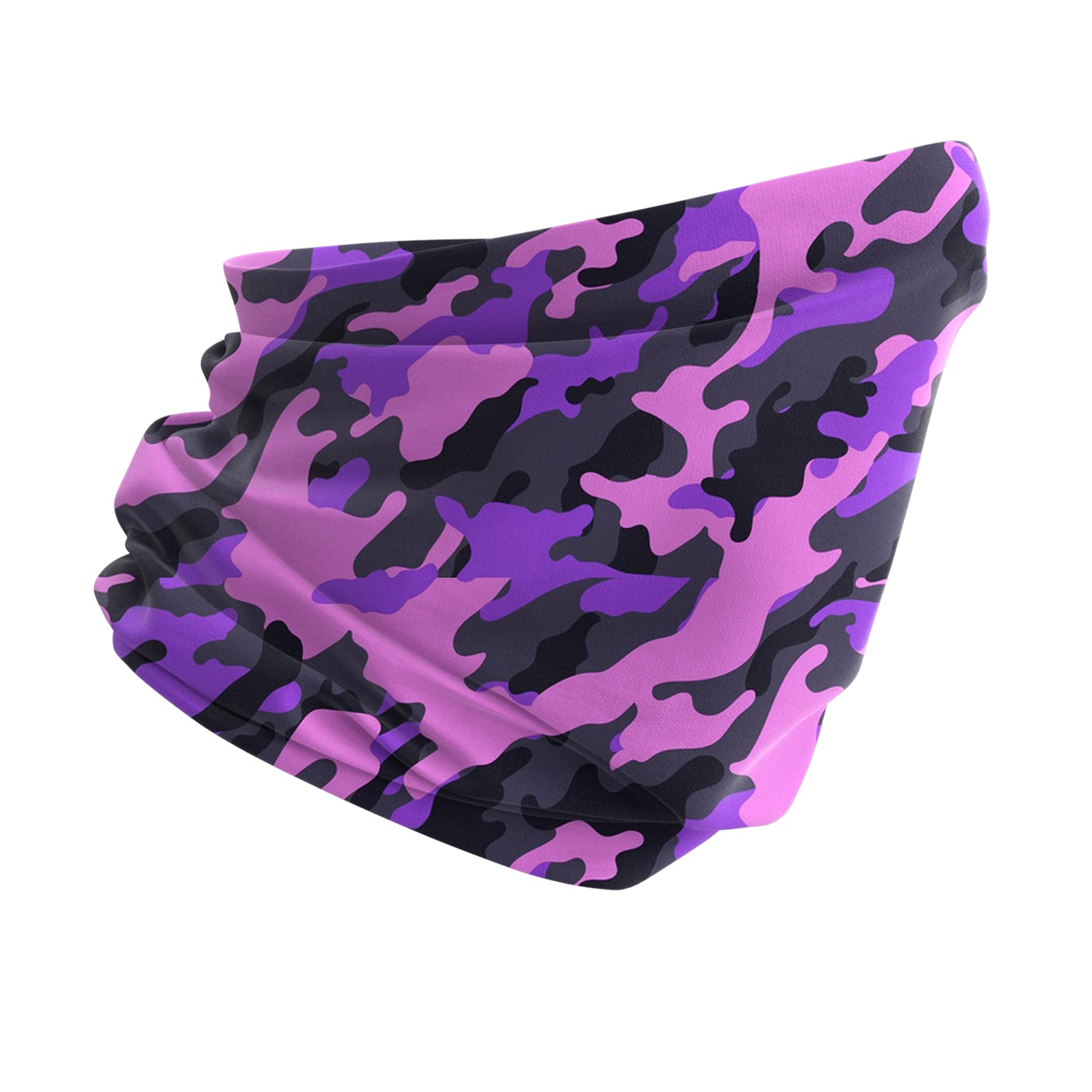 Blue Alpine Pattern Multipurpose Neck Gaiter | Unisex Outdoor Neck Gaiter Bandana