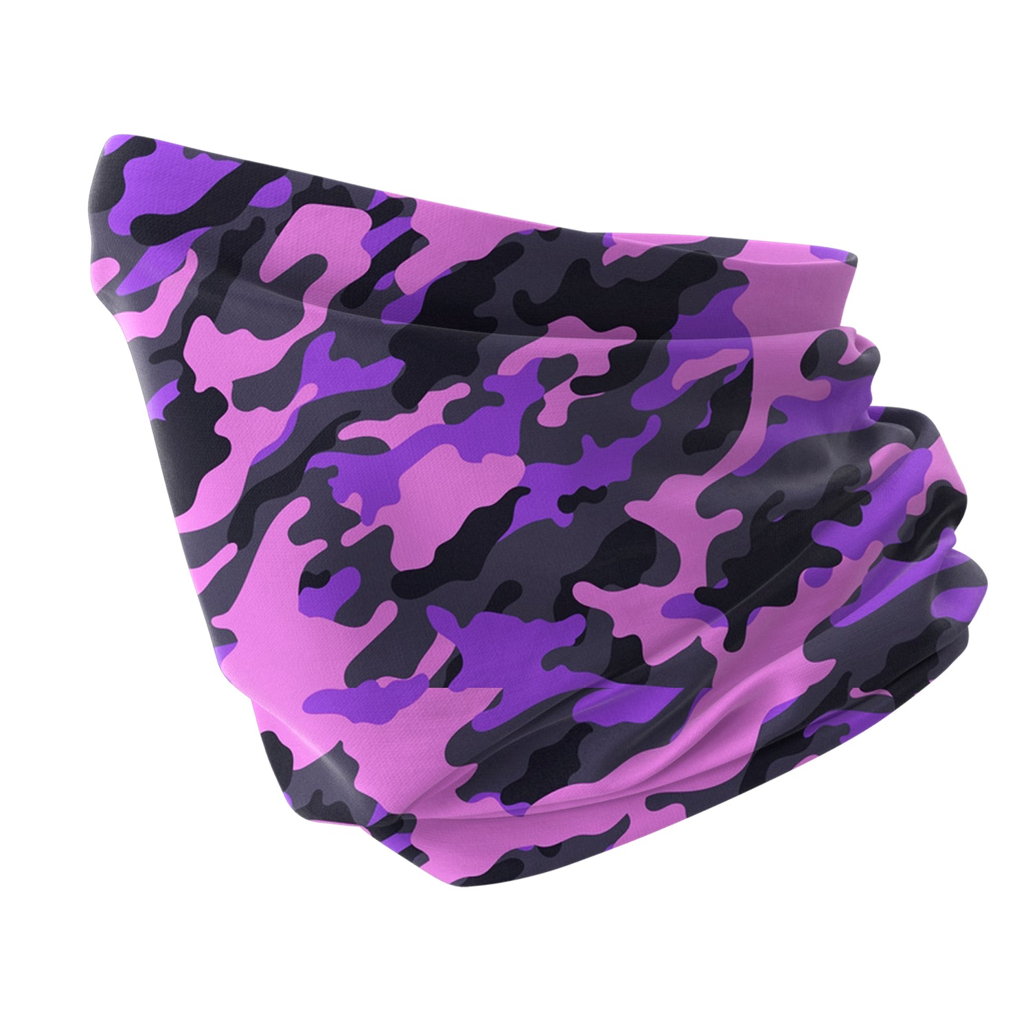 Blue Alpine Pattern Multipurpose Neck Gaiter | Unisex Outdoor Neck Gaiter Bandana