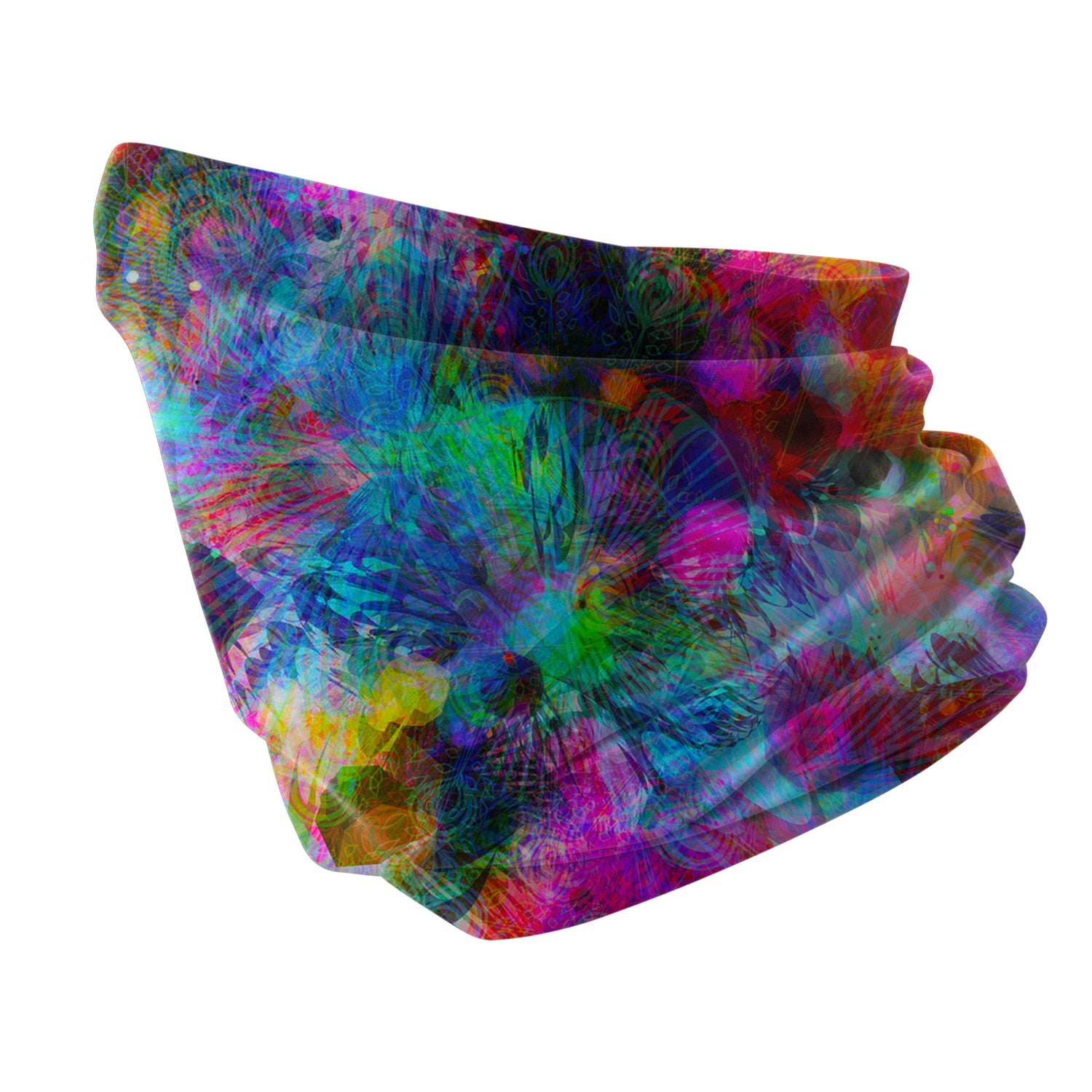 Blue Alpine Pattern Multipurpose Neck Gaiter | Unisex Outdoor Neck Gaiter Bandana