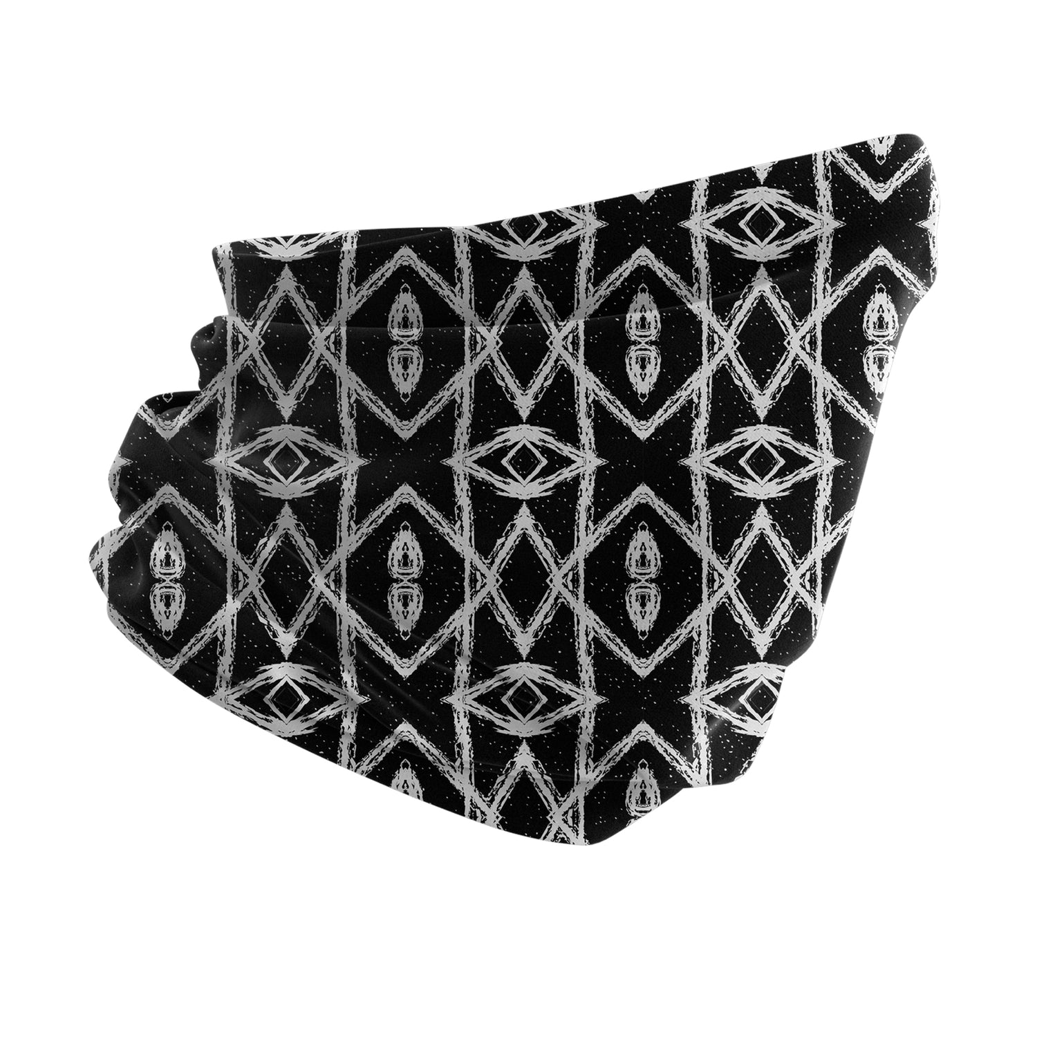 Blue Alpine Pattern Multipurpose Neck Gaiter | Unisex Outdoor Neck Gaiter Bandana