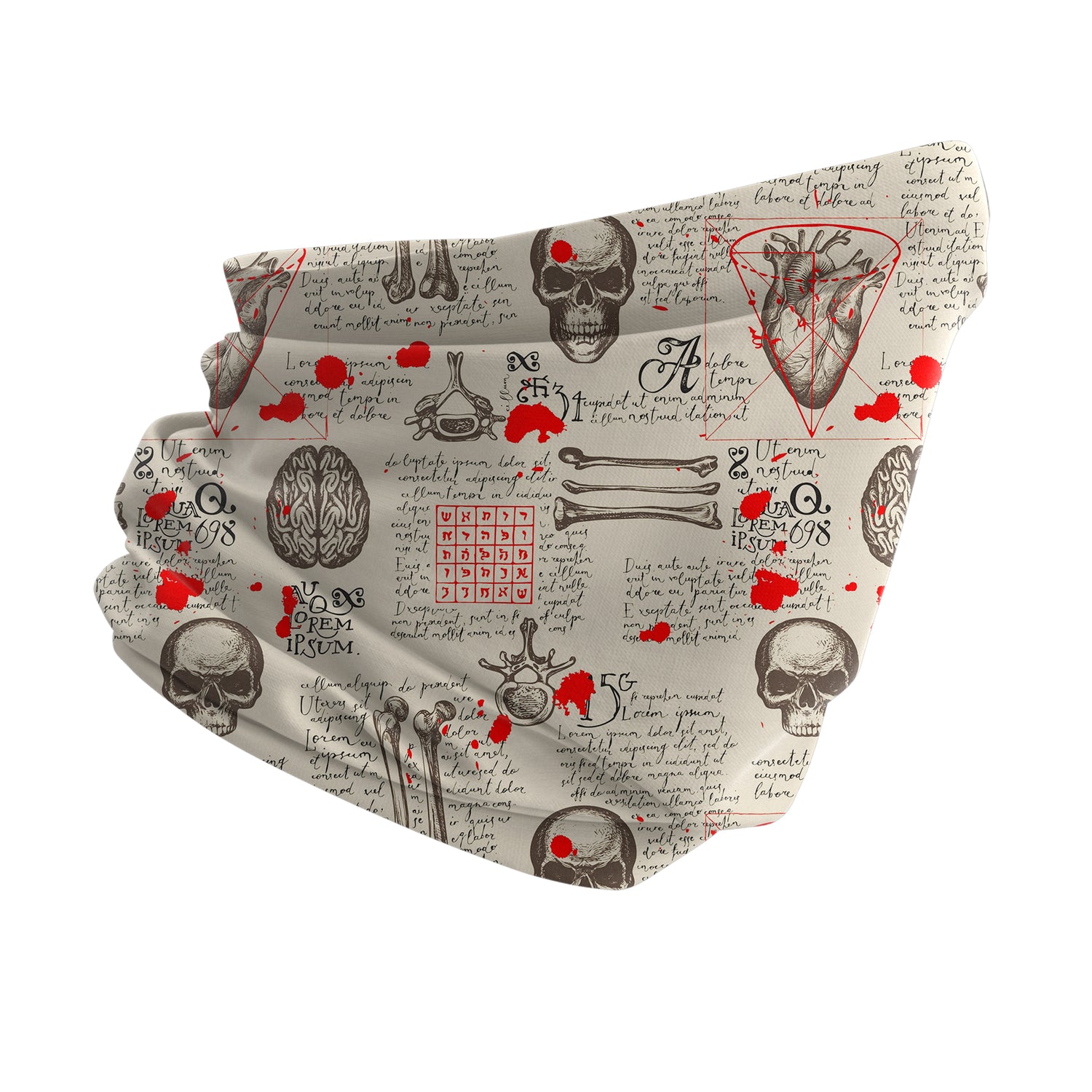 Skull Thunderstrike Neck Gaiter – Thunder Skull Series Unisex Bandana Boyunluk