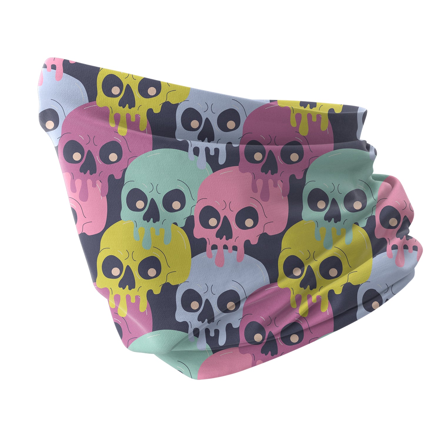 Blue Alpine Pattern Multipurpose Neck Gaiter | Unisex Outdoor Neck Gaiter Bandana