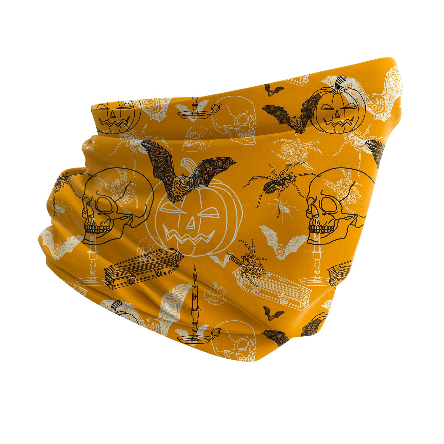 Blue Alpine Pattern Multipurpose Neck Gaiter | Unisex Outdoor Neck Gaiter Bandana