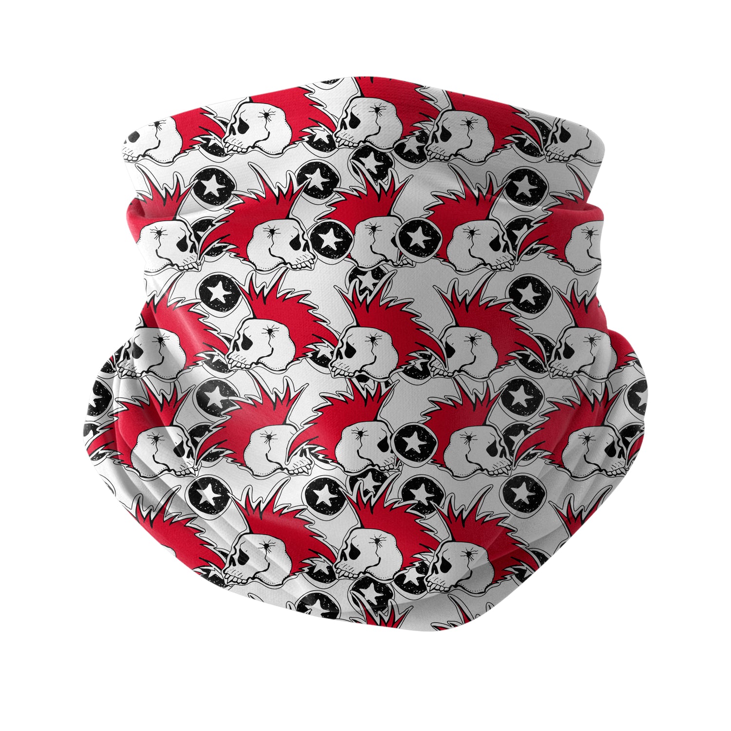 Blue Alpine Pattern Multipurpose Neck Gaiter | Unisex Outdoor Neck Gaiter Bandana