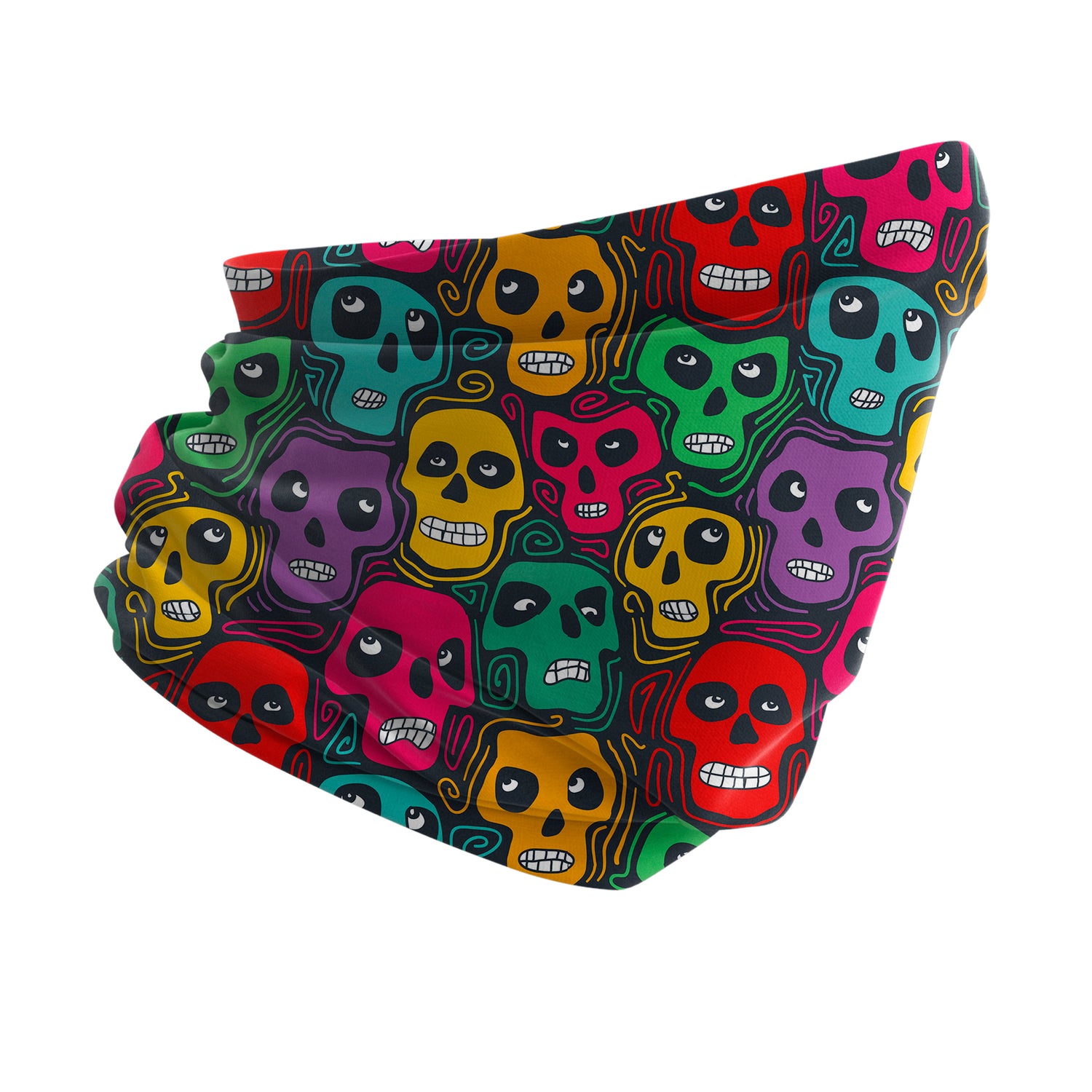 Skull Raging Force Neck Gaiter – Rage Skull Series Unisex Bandana Boyunluk