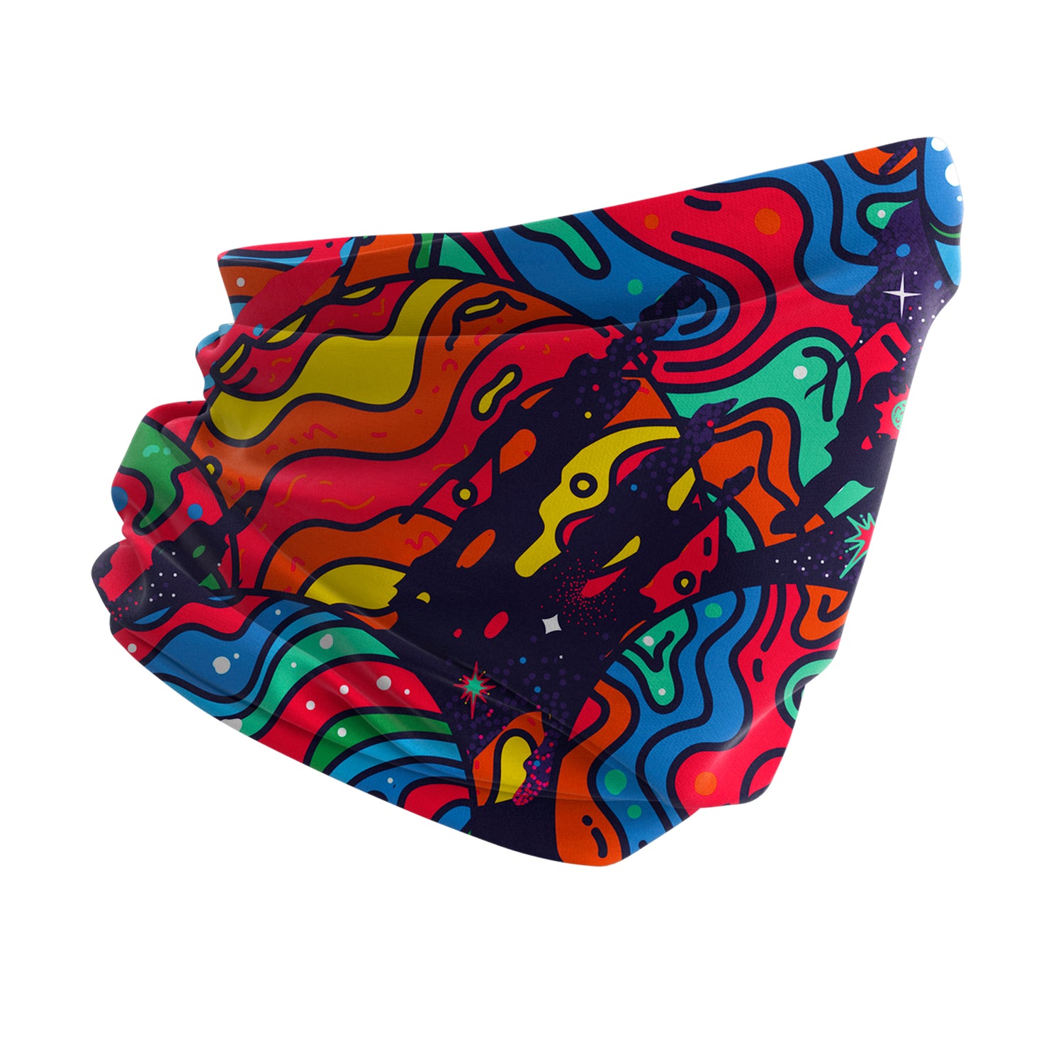 PhantomBlend Neck Gaiter – Dark Blend Series Unisex Bandana Boyunluk