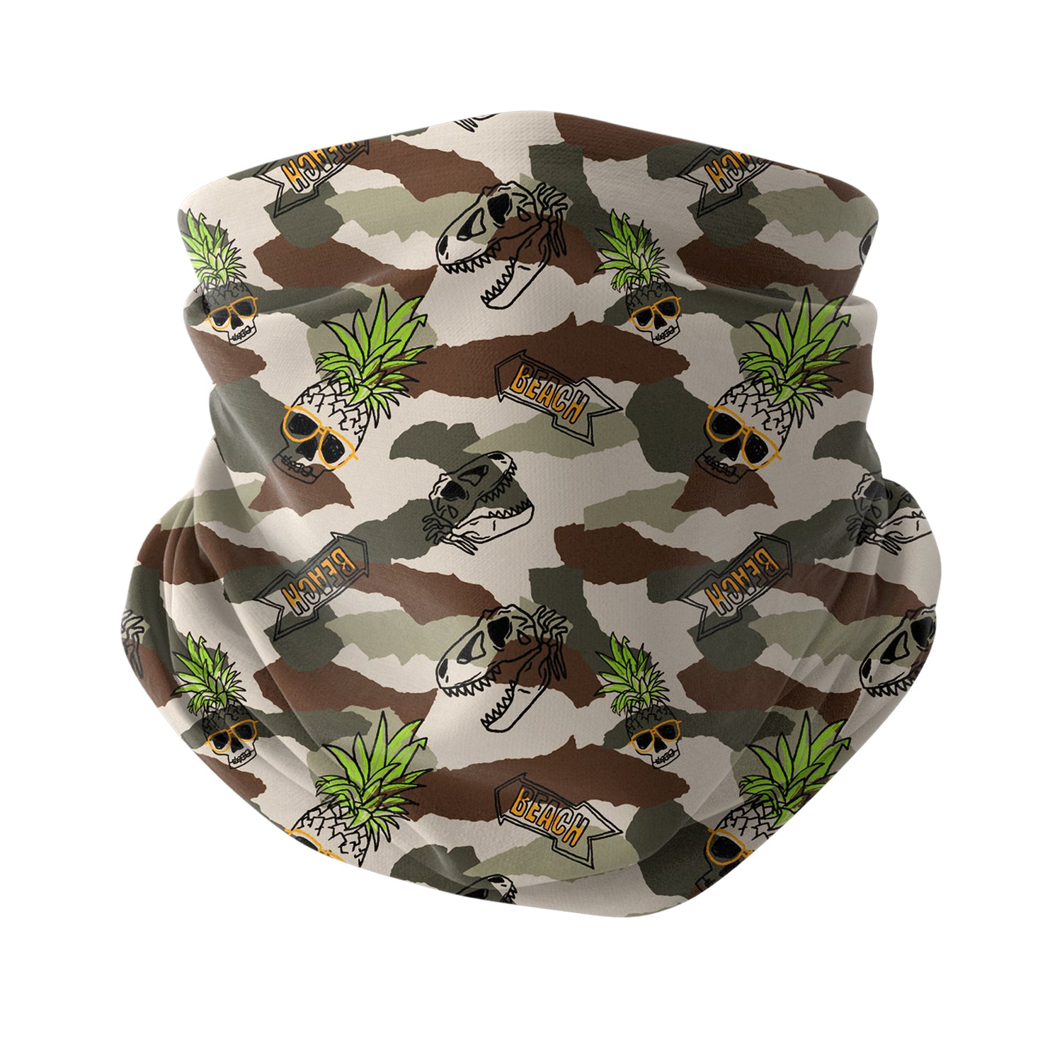 Blue Alpine Pattern Multipurpose Neck Gaiter | Unisex Outdoor Neck Gaiter Bandana