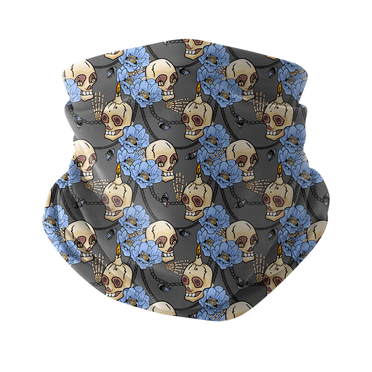 Skulled Storm Neck Gaiter – Storm Skull Series Unisex Bandana Boyunluk